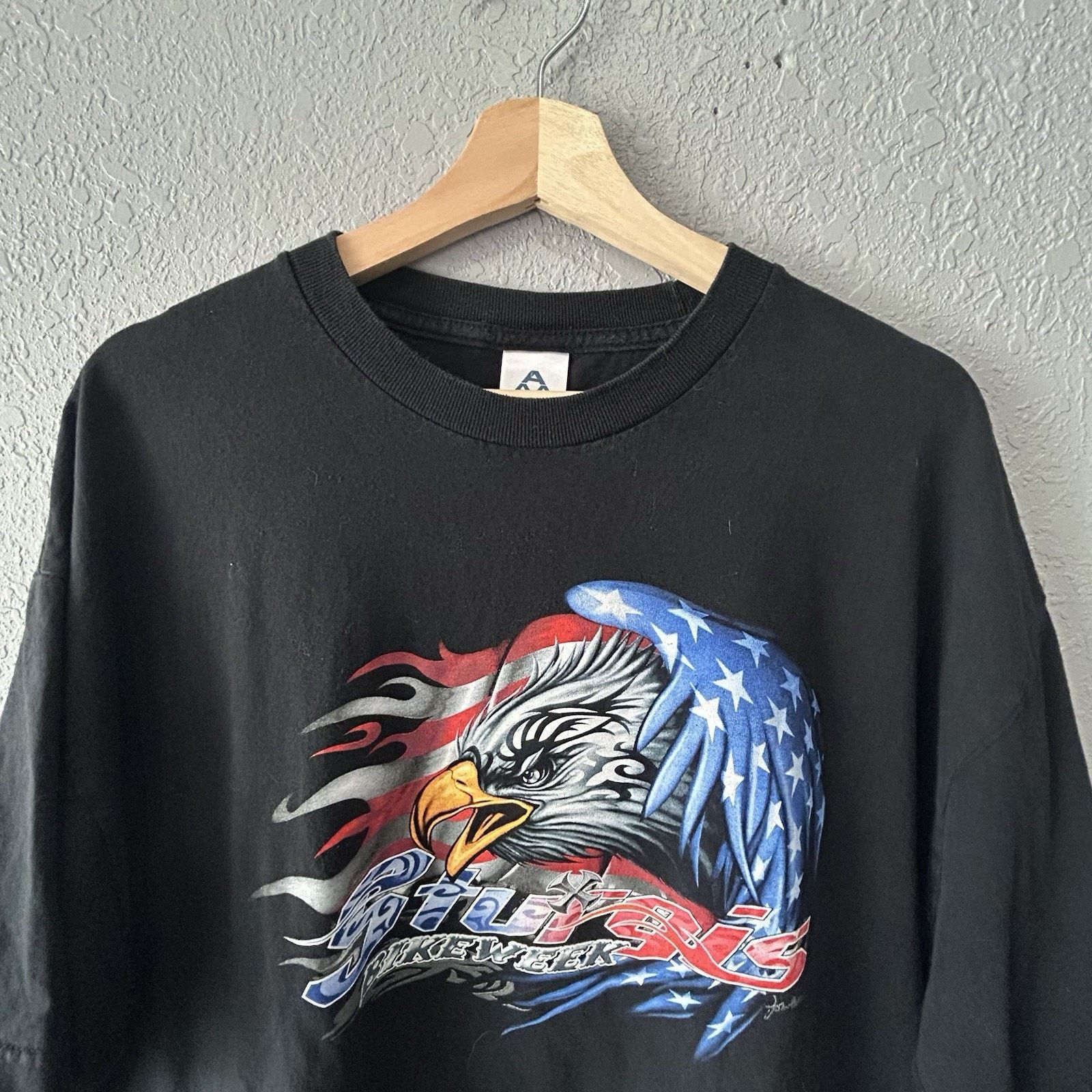 Vintage Vintage Sturgis Bike Week Tshirt Men’s XL Eagle Motorcycle Size US XL / EU 56 / 4 - 2 Thumbnail