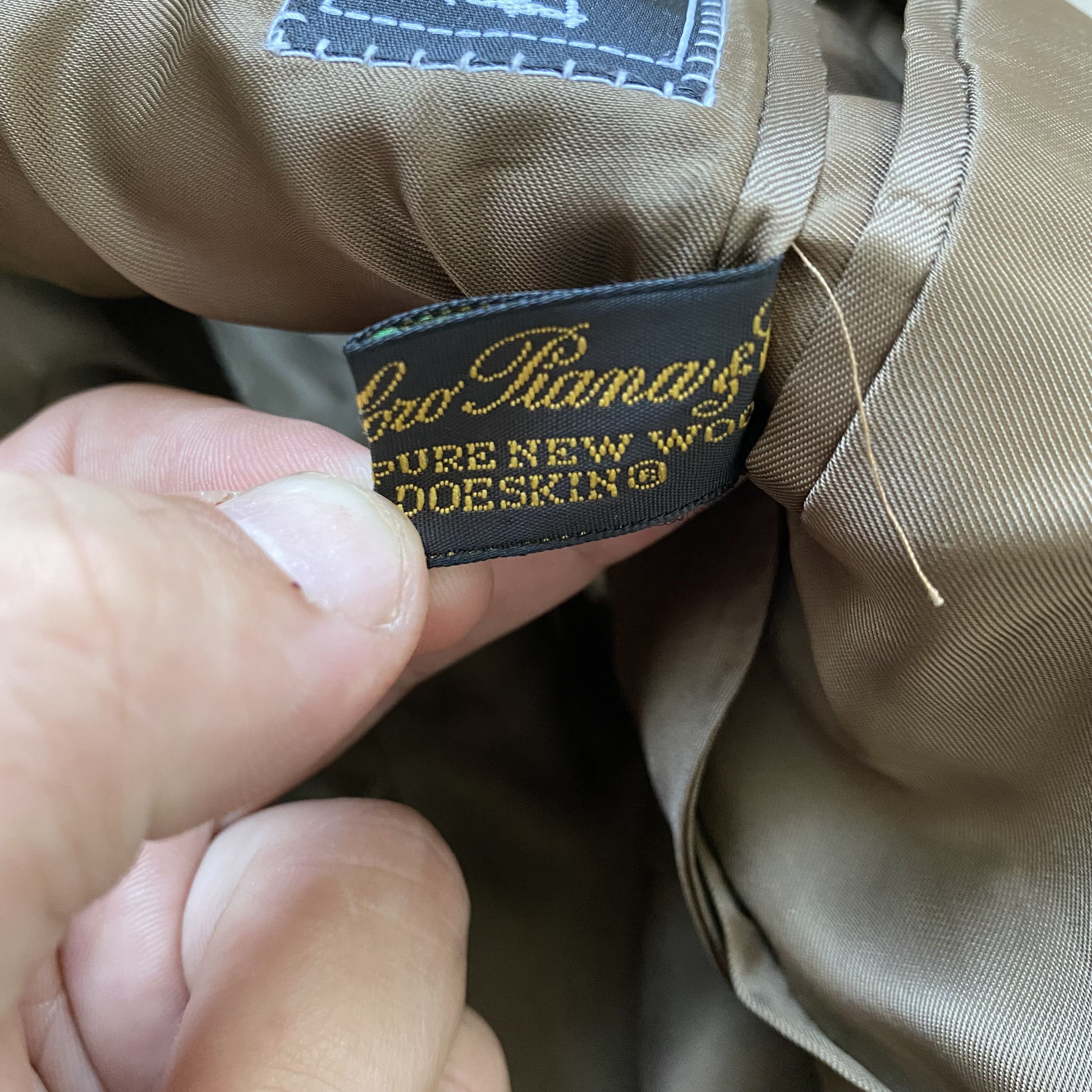 Loro Piana 90's Vintage Canali Loro Piana Wool Cashmere Blazer Size 52R - 10 Thumbnail