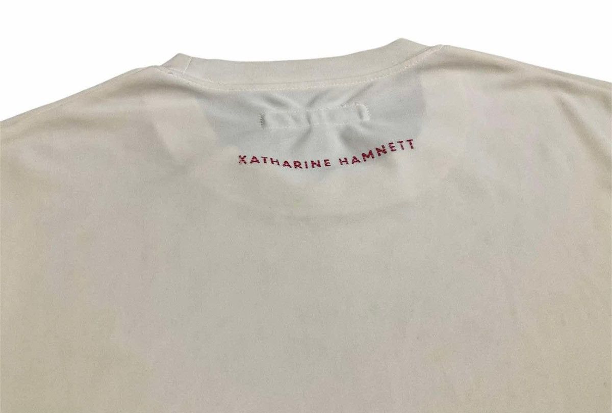 If Six Was Nine × Japanese Brand × Katharine Hamnett London 🔥Rare Vintage Katharine Hamnett Shirt Save Our Climate Size US M / EU 48-50 / 2 - 7 Thumbnail