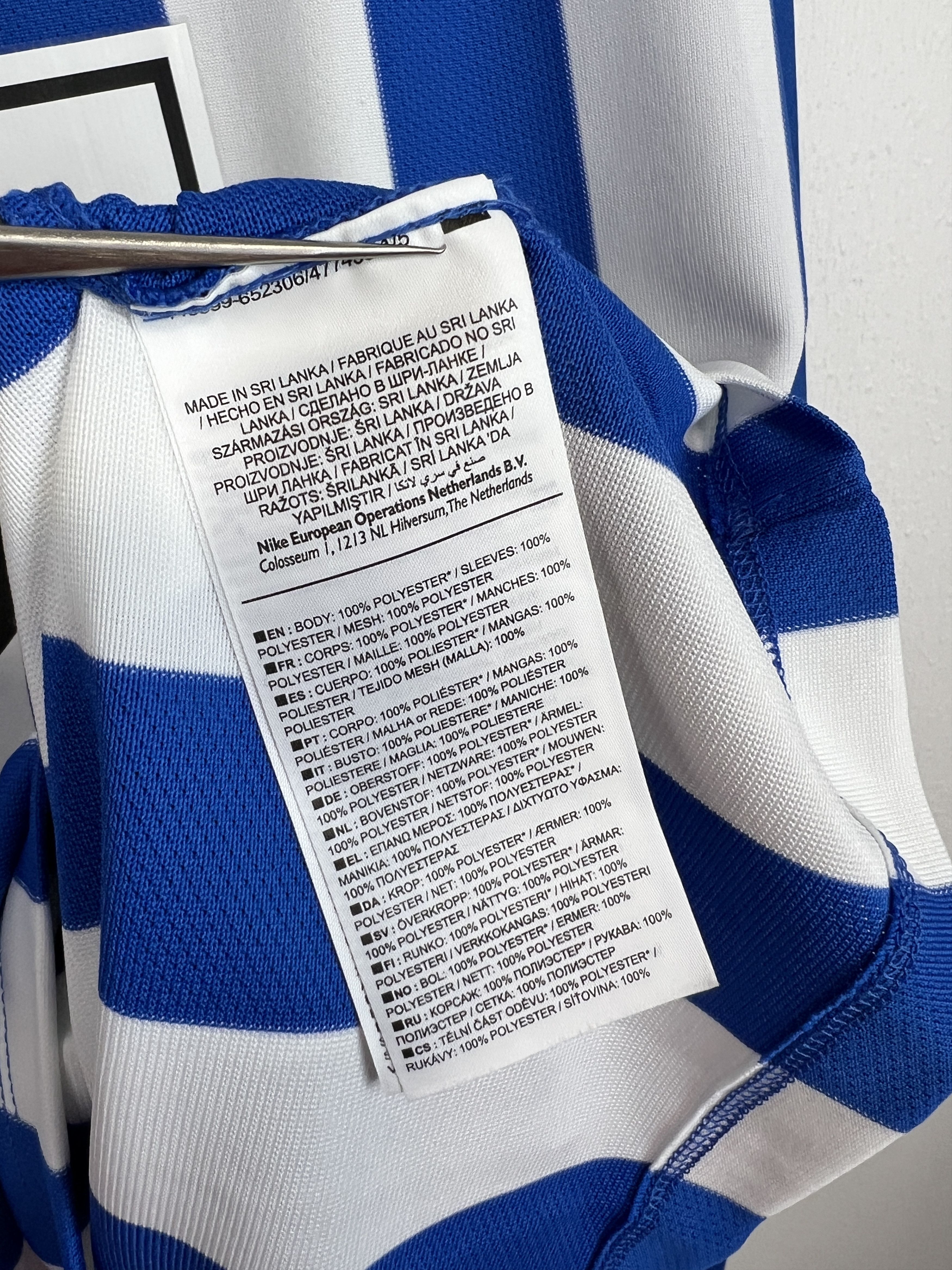 Nike Esbjerg Home football shirt Soccer Long Sleeve Jersey Trikot Size US XL / EU 56 / 4 - 6 Thumbnail