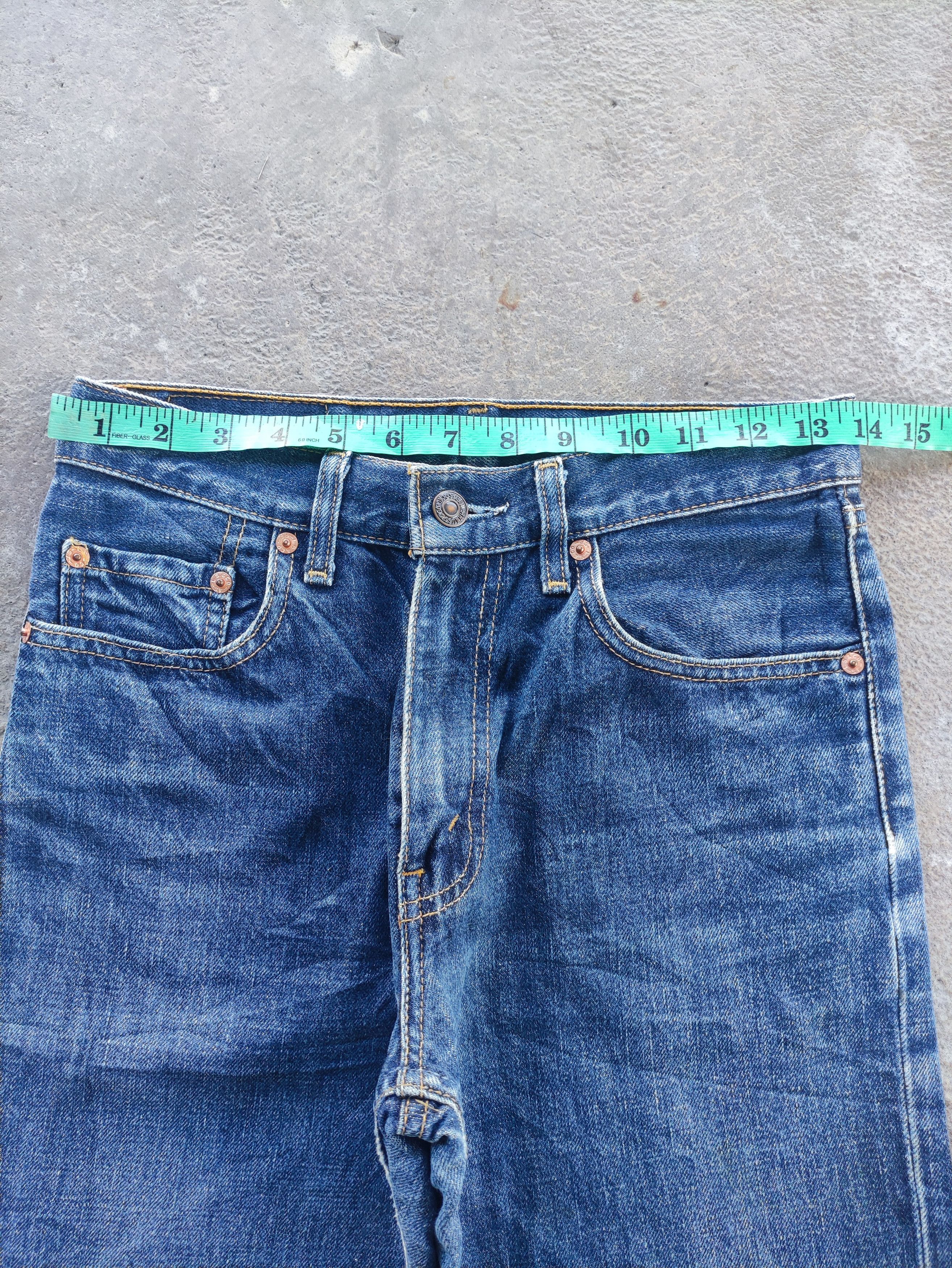 Jean × Levi's × Vintage Vintage Levi's 552 Distressed Jeans Faded Denim Pants W28 Size US 28 / EU 44 - 6 Thumbnail