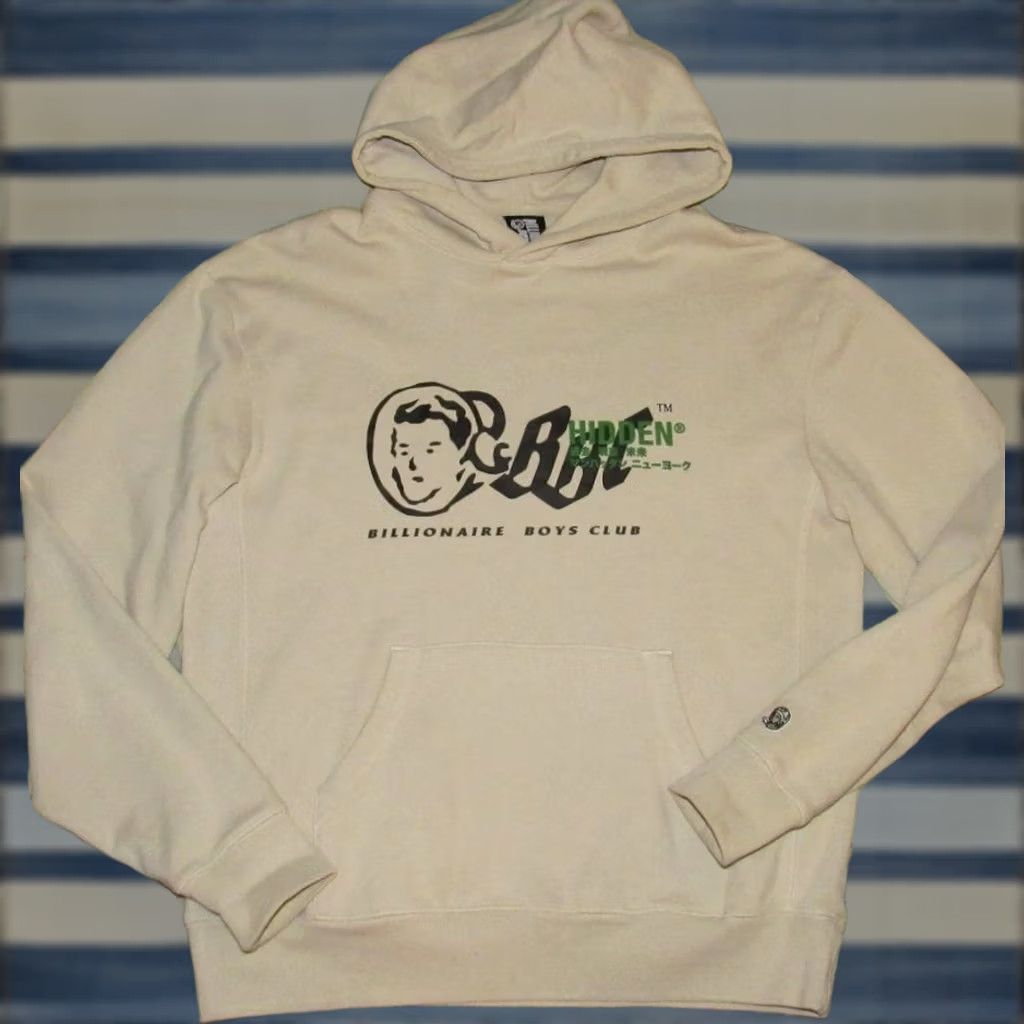Billionaire Boys Club Billionaire Boys Club Hidden NY Hoodie Large Pullover Mens Beige XS? Size US L / EU 52-54 / 3 - 1 Thumbnail