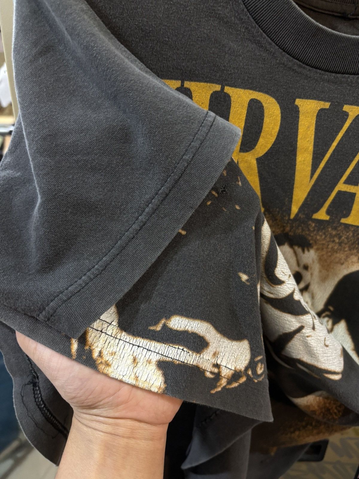 Band Tees Nirvana vintage tee 90’s Size US M / EU 48-50 / 2 - 5 Thumbnail