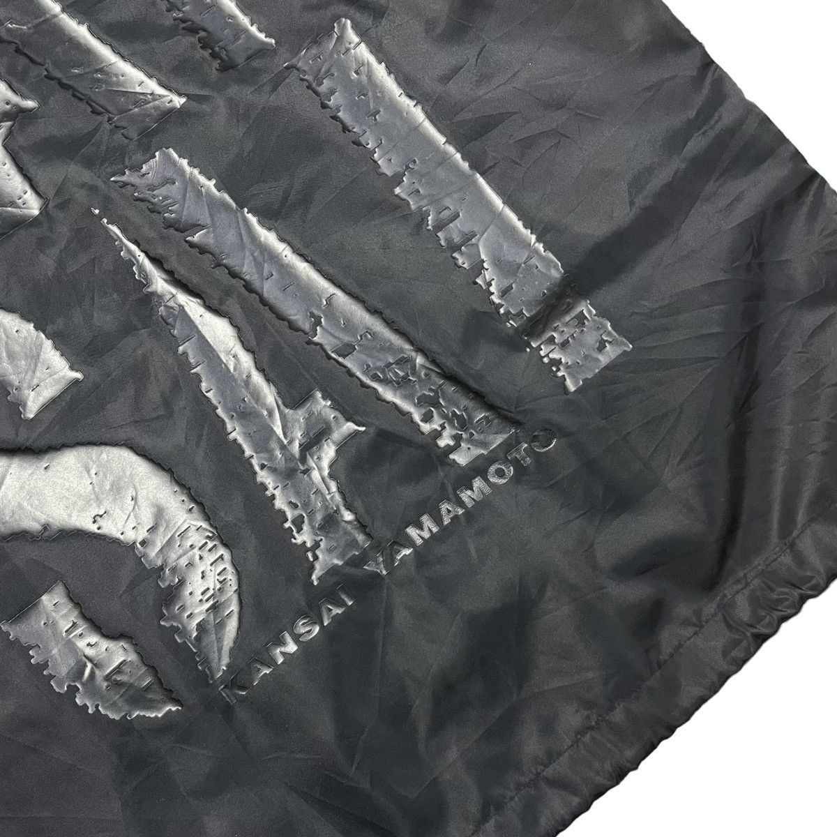 Kansai Yamamoto Vintage Kansai Man Black on Black Big Logo Jacket Size US M / EU 48-50 / 2 - 7 Thumbnail