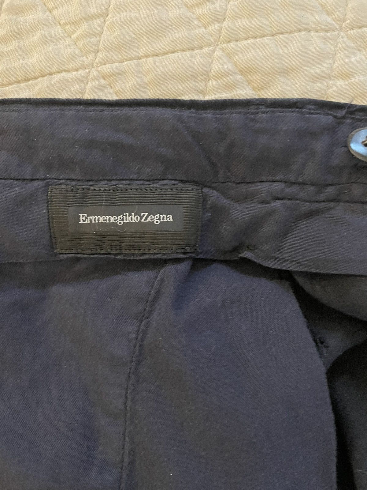 Ermenegildo Zegna Summer cotton & linen chino shorts Size US 38 / EU 54 - 8 Thumbnail