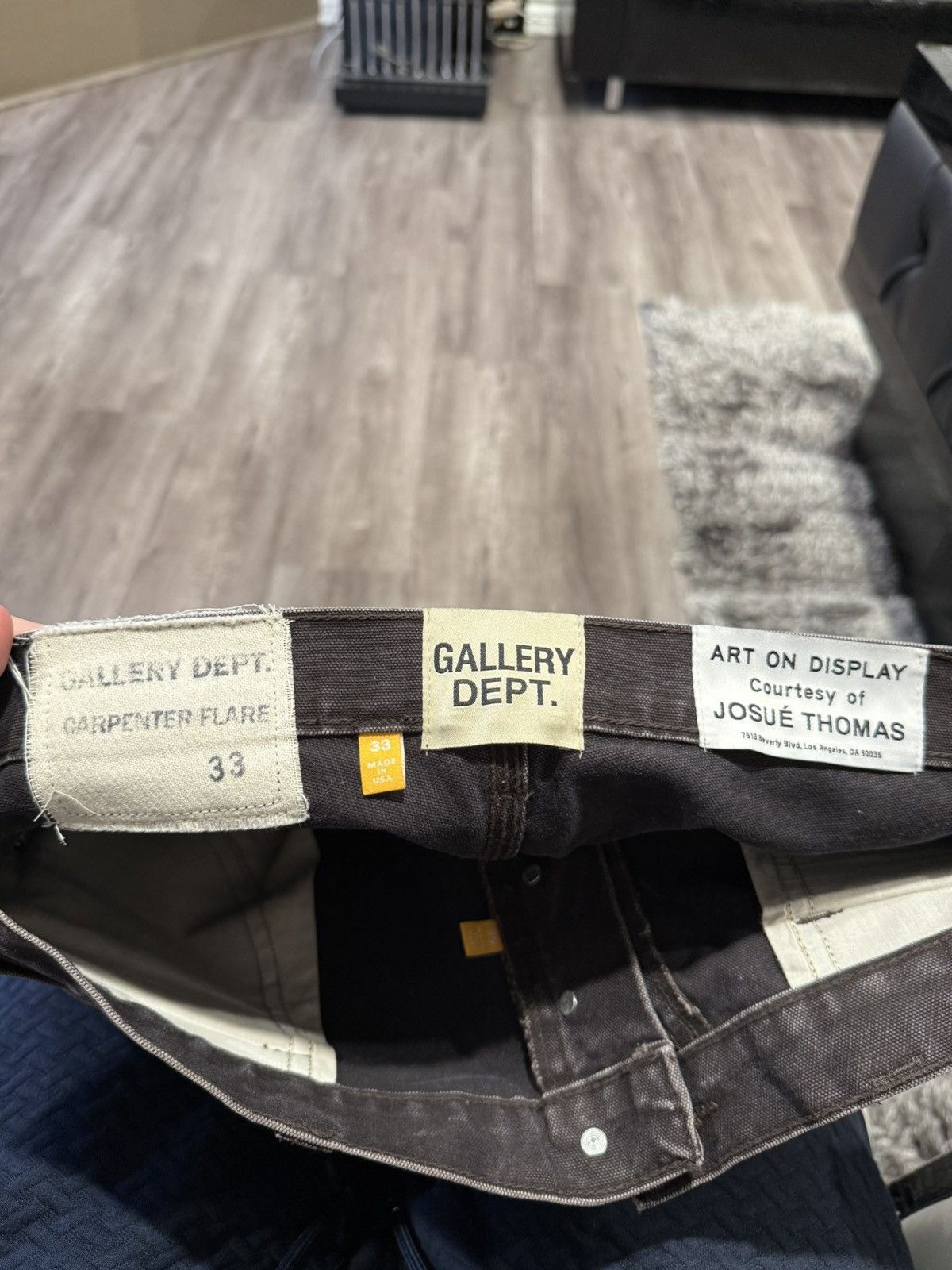 Gallery Dept. Gallery Dept Carpenter Flare Denim Pants Size US 33 - 5 Thumbnail