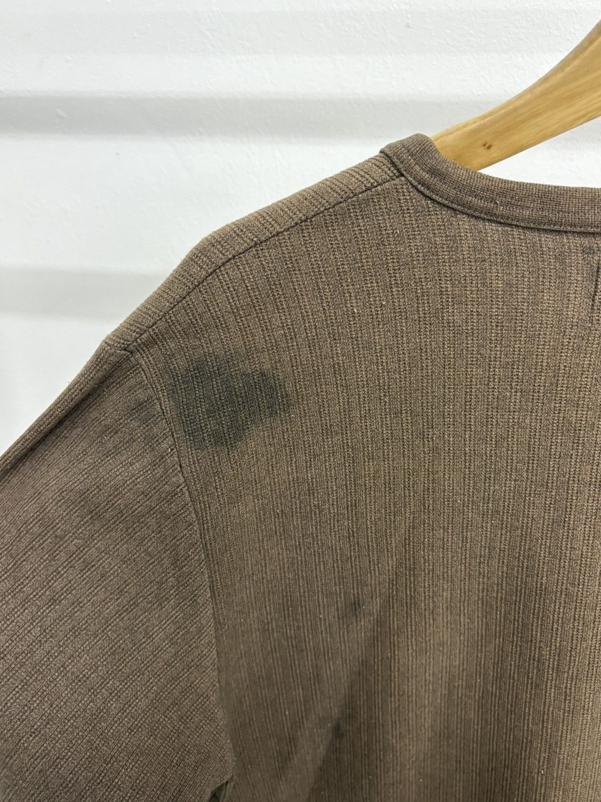 Yohji Yamamoto Yohji Yamamoto Sacsny Ysaccs henley cotton shirt Size US M / EU 48-50 / 2 - 8 Thumbnail