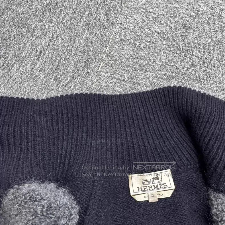 Hermes Hermes Alpaca and Wool Knit Sweater Size US XL / EU 56 / 4 - 4 Thumbnail