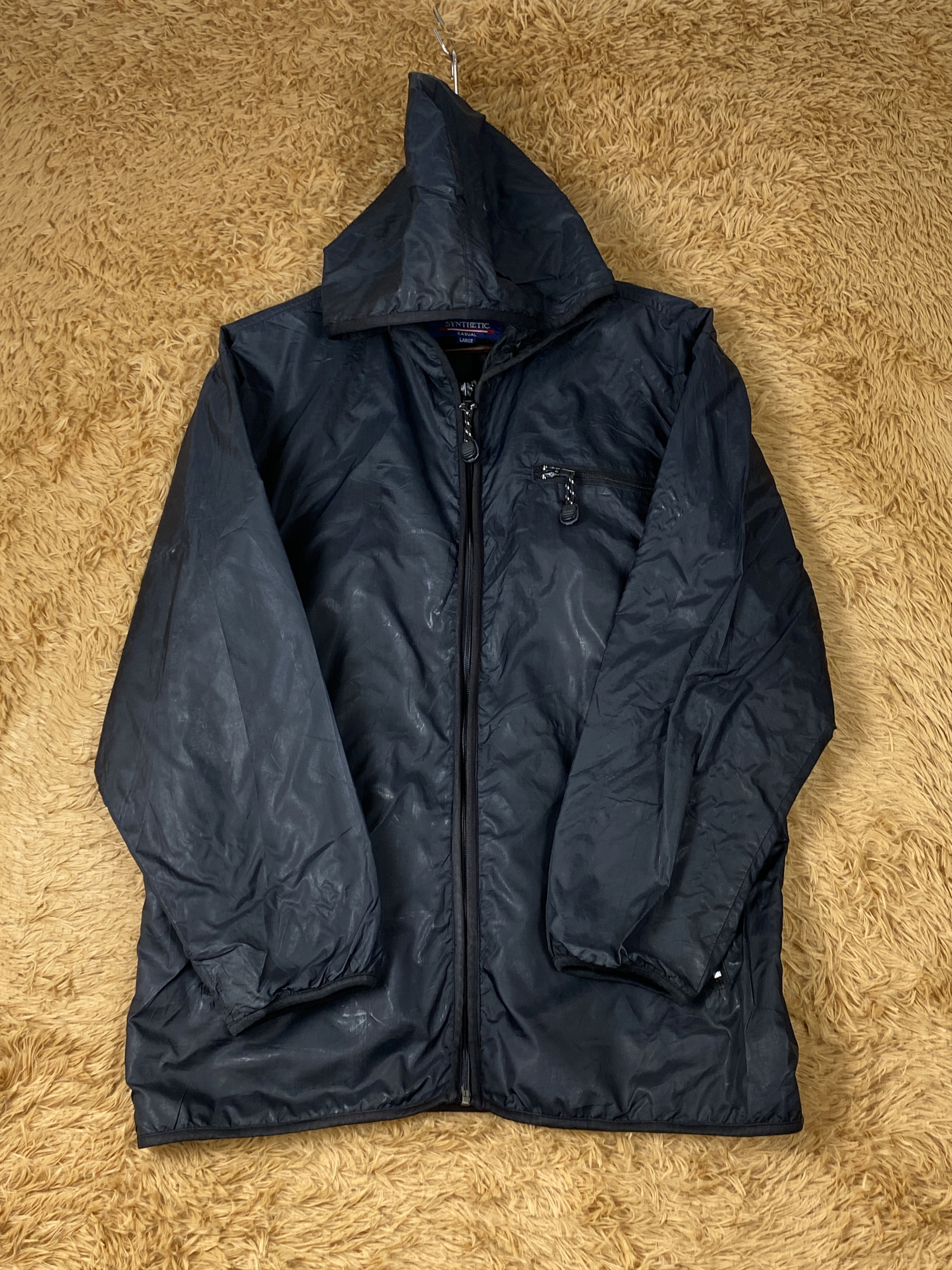 Japanese Brand × Vintage Vintage Synthetic Hoodie Jacket Size US S / EU 44-46 / 1 - 5 Thumbnail