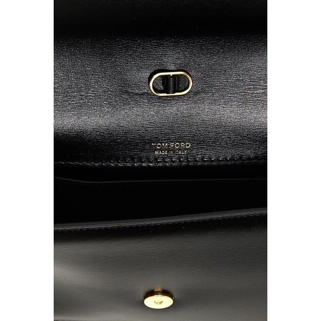 Tom Ford TOM FORD Whitney Palmellato Small Black Leather Shoulder Bag Size ONE SIZE - 4 Thumbnail