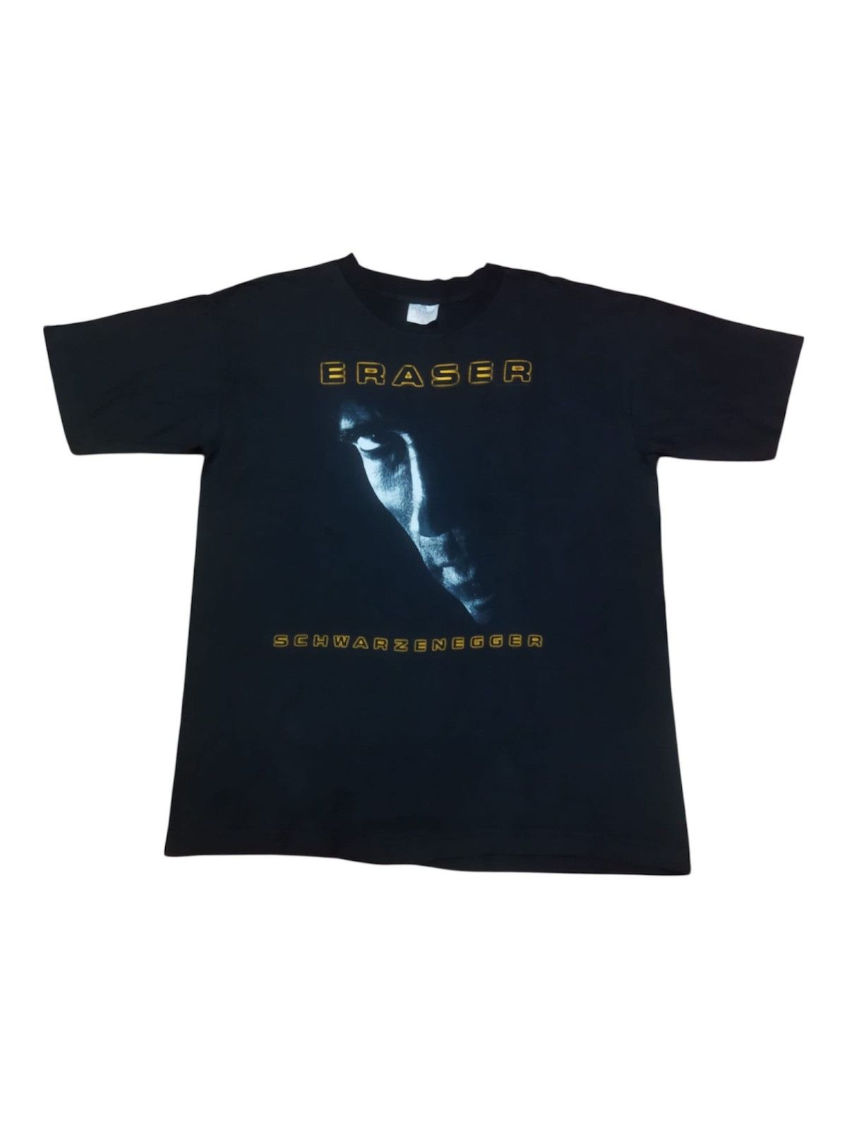 Vintage Vintage 90s Eraser Arnold Schwarzenegger Tee Shirt Size US M / EU 48-50 / 2 - 1 Thumbnail