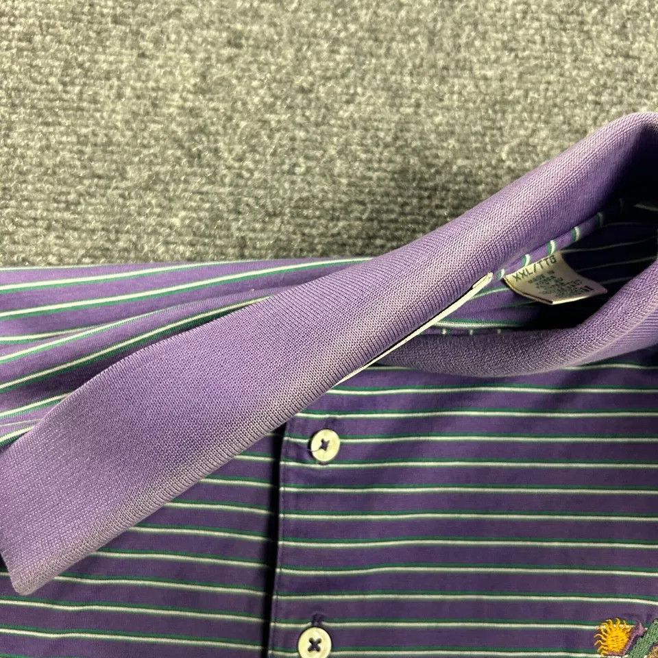 Other PGA West Golf Polo Shirt Adults XXL Striped Fairway & Greene Size US XXL / EU 58 / 5 - 5 Thumbnail