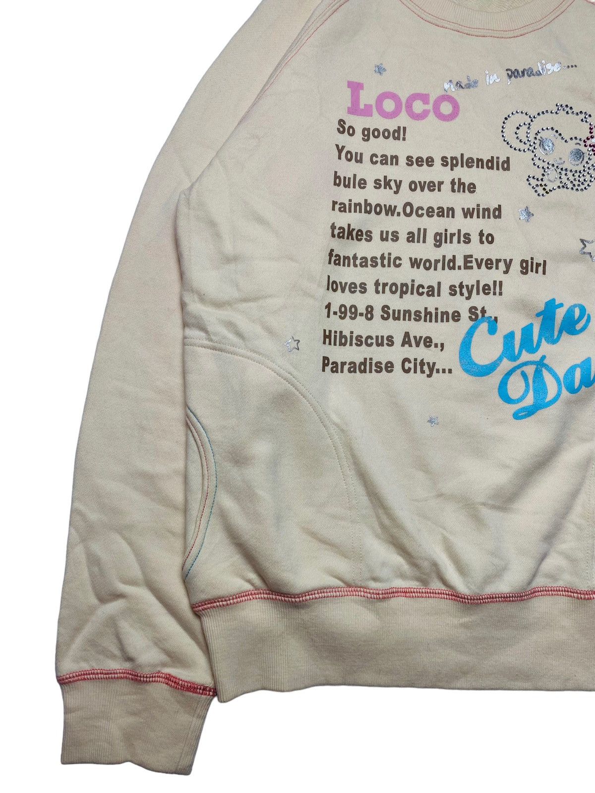 Angel Blue 2000s Daisy Lovers - Cute Daisy Poem Sweatshirt Size US L / EU 52-54 / 3 - 3 Thumbnail