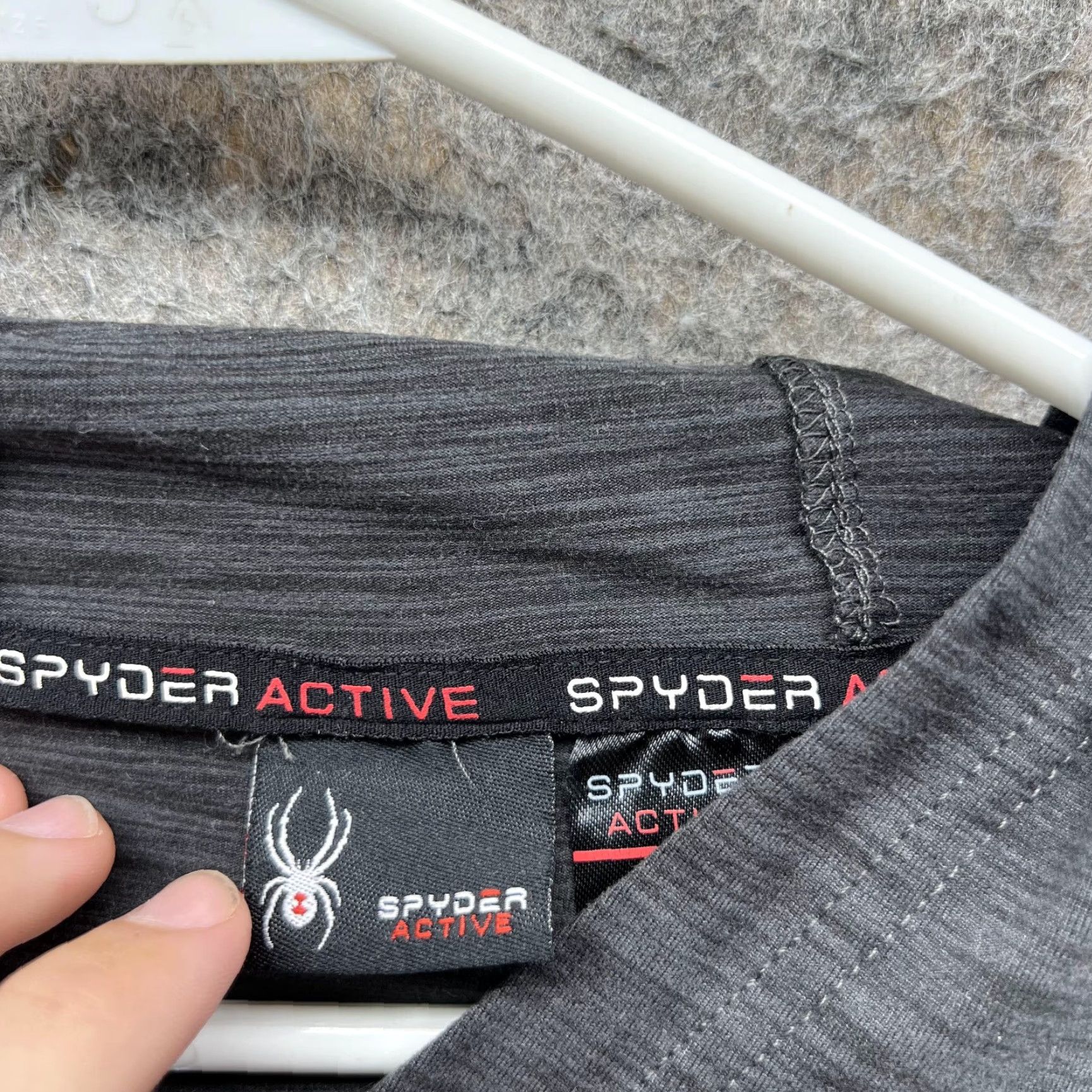 Spyder Spyder Sweater Men XXL Adult Black Hooded Sweatshirt Pullover Polyester Active Size US XXL / EU 58 / 5 - 5 Thumbnail