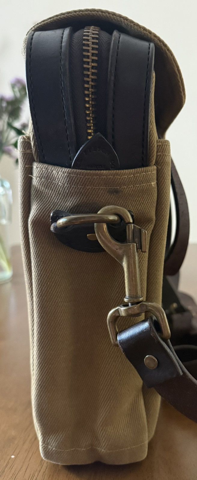 Filson Filson 256 Tan Briefcase USA Older OG Tag Size ONE SIZE - 12 Thumbnail