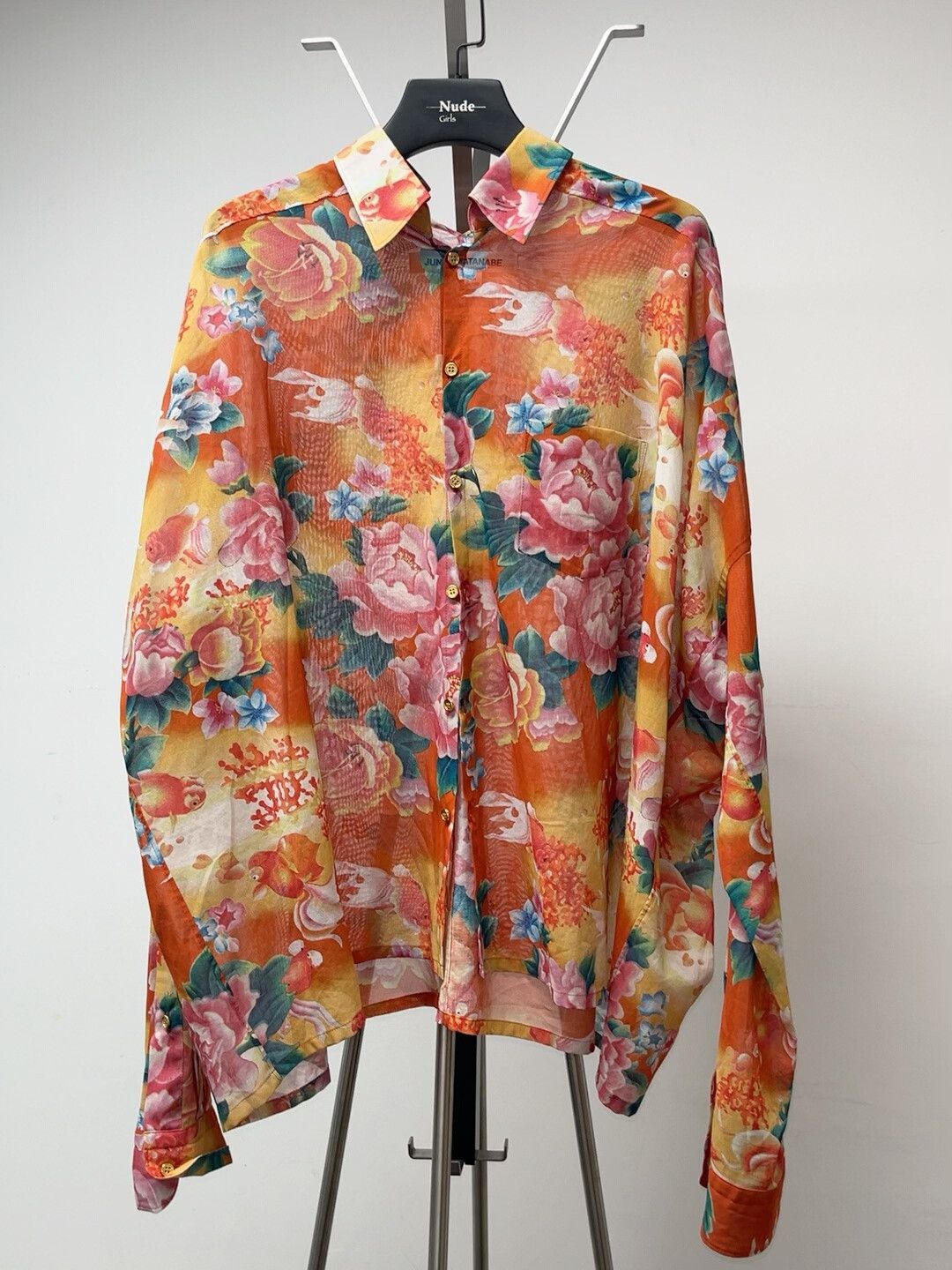 Junya Watanabe Floral Pattern Shirt