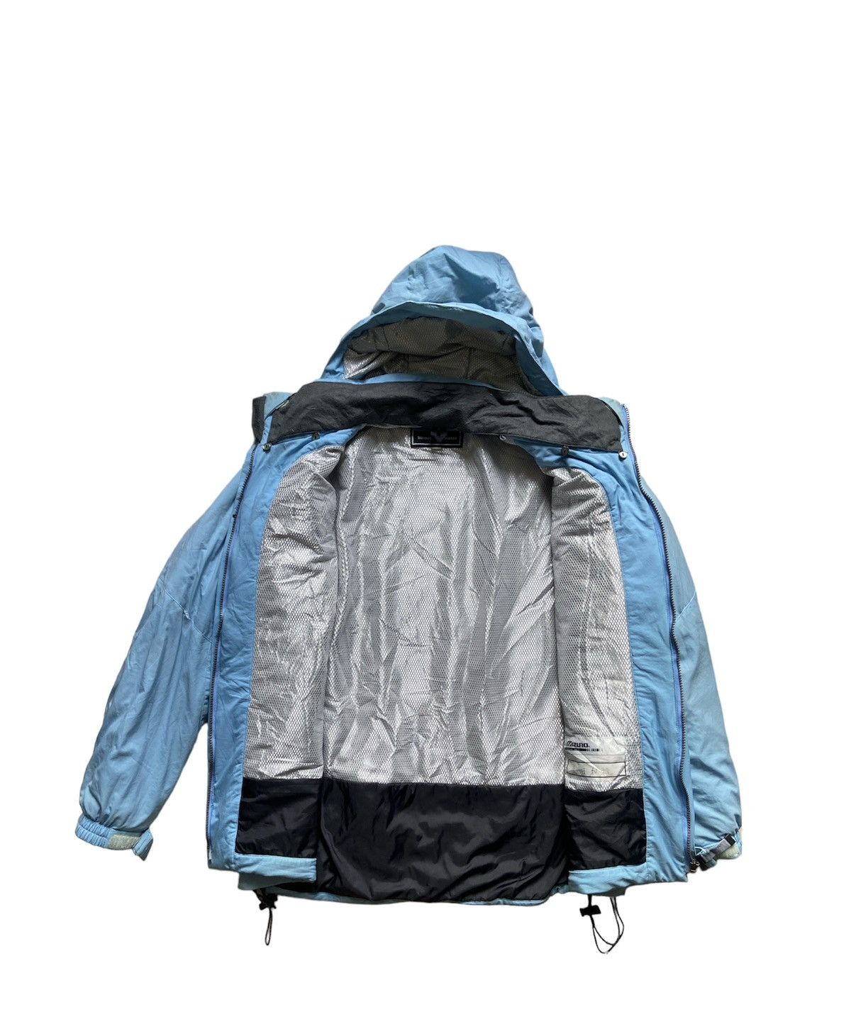 Mizuno × Vintage 1990’s Mizuno Lotus Leaf Tactical Multi Pocket Puffer Jacket Size US L / EU 52-54 / 3 - 4 Thumbnail