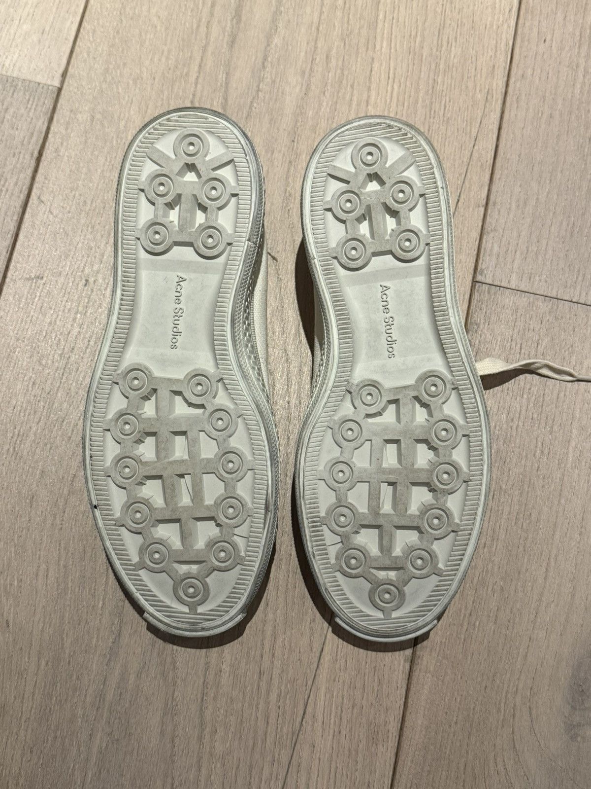 Acne Studios Acne studio low top white soft tumbled Size US 7 / IT 37 - 5 Thumbnail