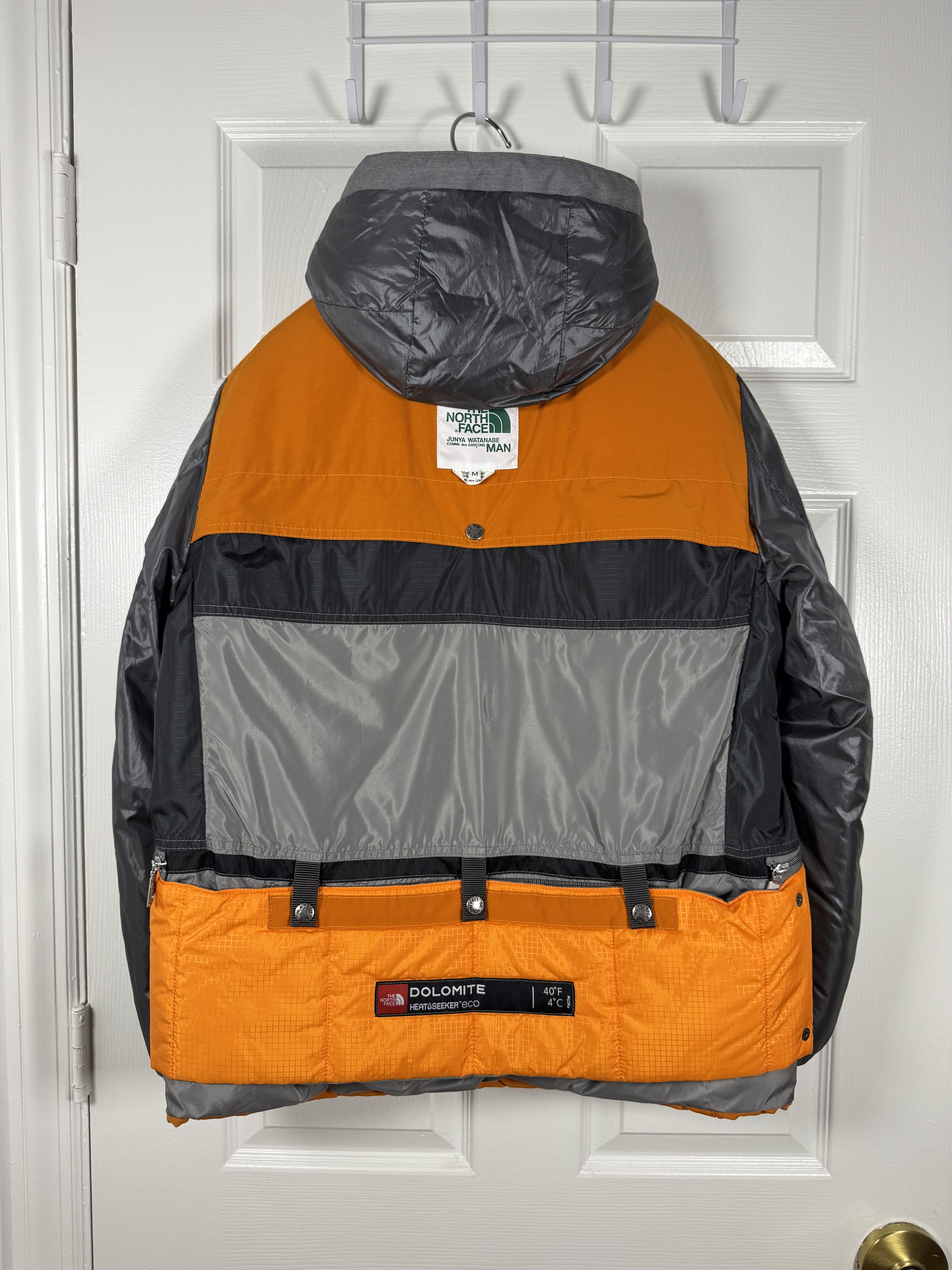 Junya Watanabe × The North Face AW18 Dolomite Sleeping Bag Jacket Orange M Size US M / EU 48-50 / 2 - 6 Thumbnail