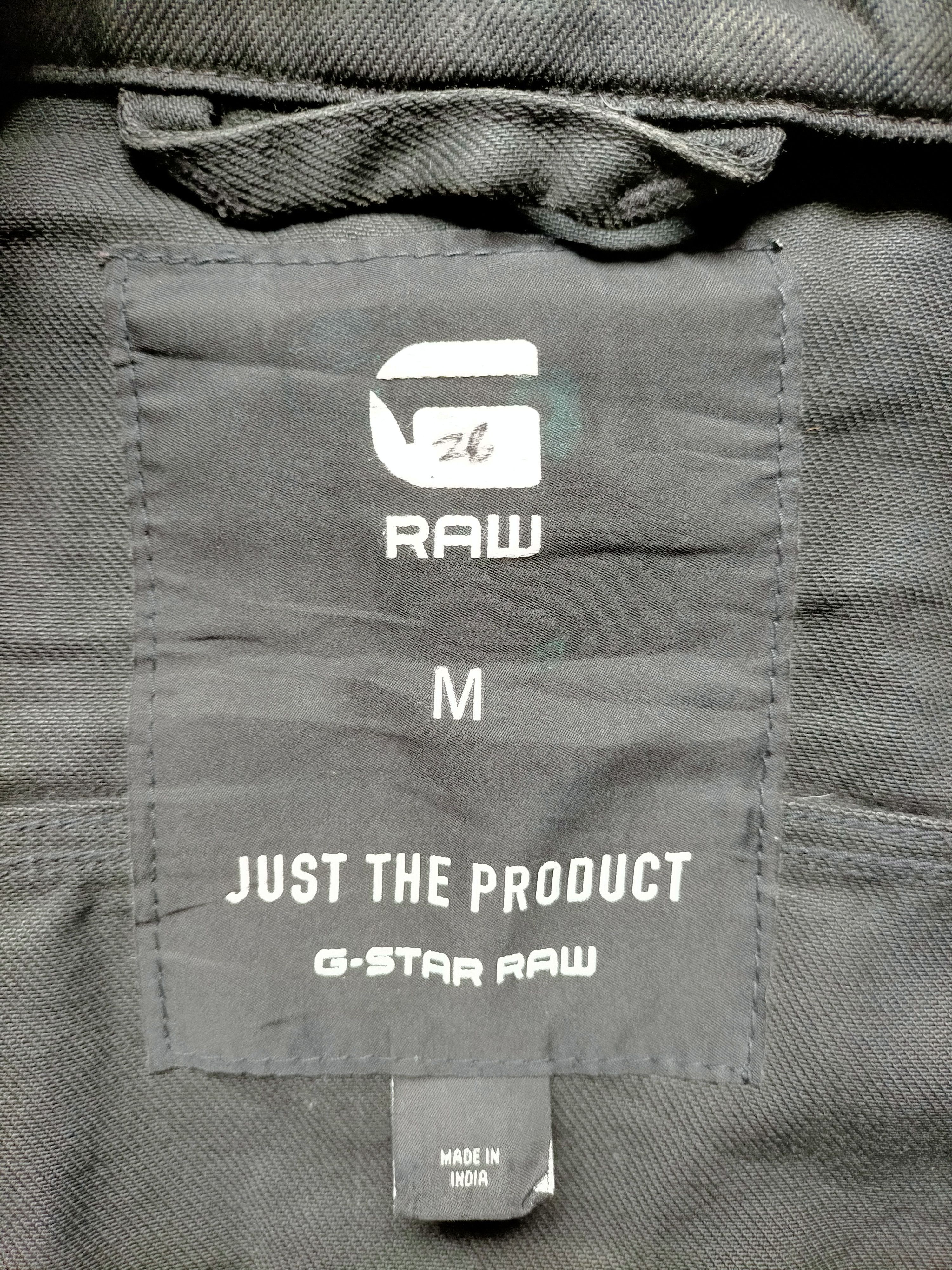 G-Star G-Star Raw Waxed Type 2 Denim Black Jacket Jeans Size US M / EU 48-50 / 2 - 22 Thumbnail