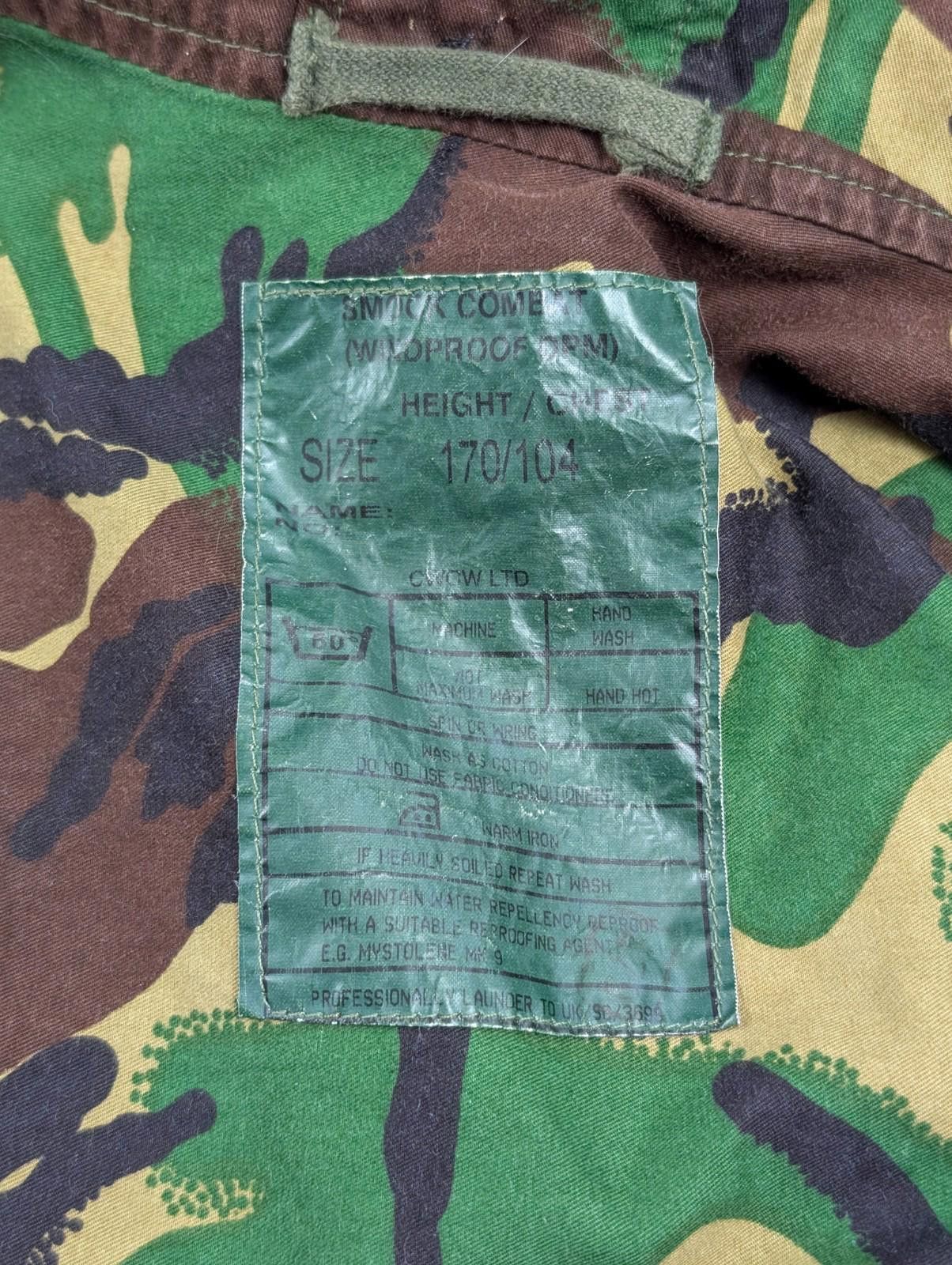 Other British Army SAS Windproof Combat Smock - Large Short Size ONE SIZE - 4 Thumbnail