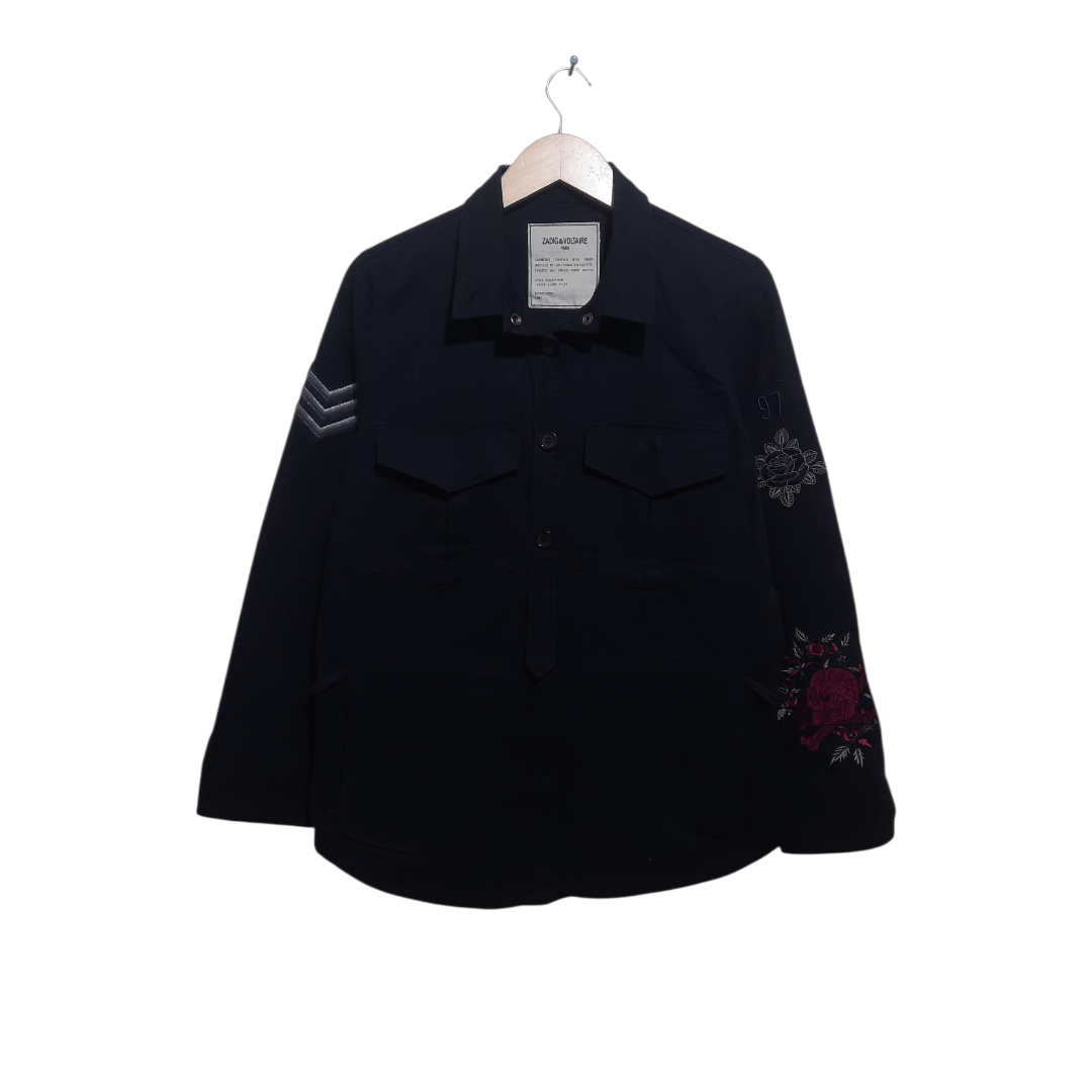 Zadig & Voltaire Zadig & Voltaire Tackl Military Inspired Shirt Jacket Size M / US 6-8 / IT 42-44 - 1 Thumbnail