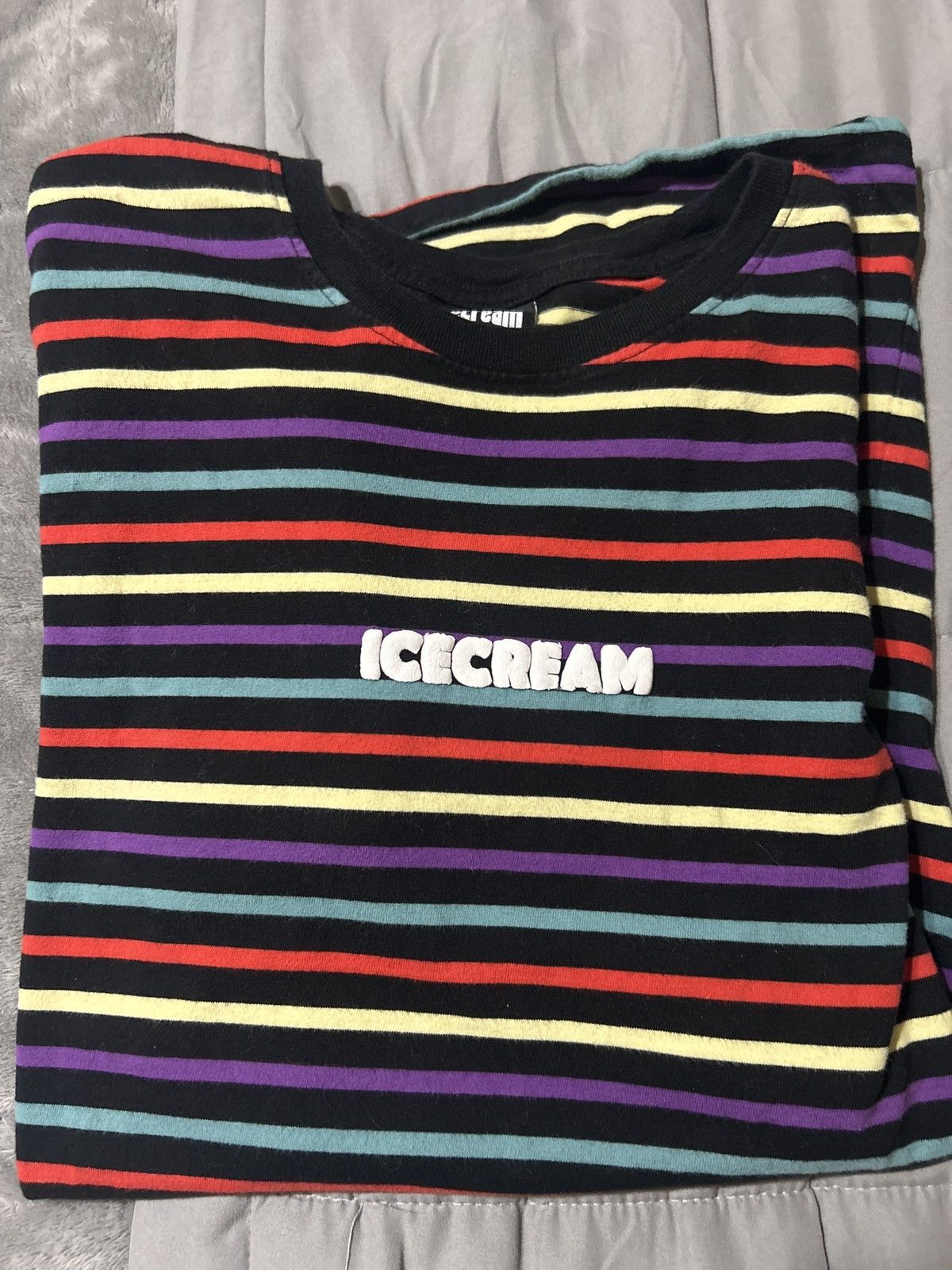 Icecream IceCream Multi Color Striped Tee Size US M / EU 48-50 / 2 - 1 Thumbnail