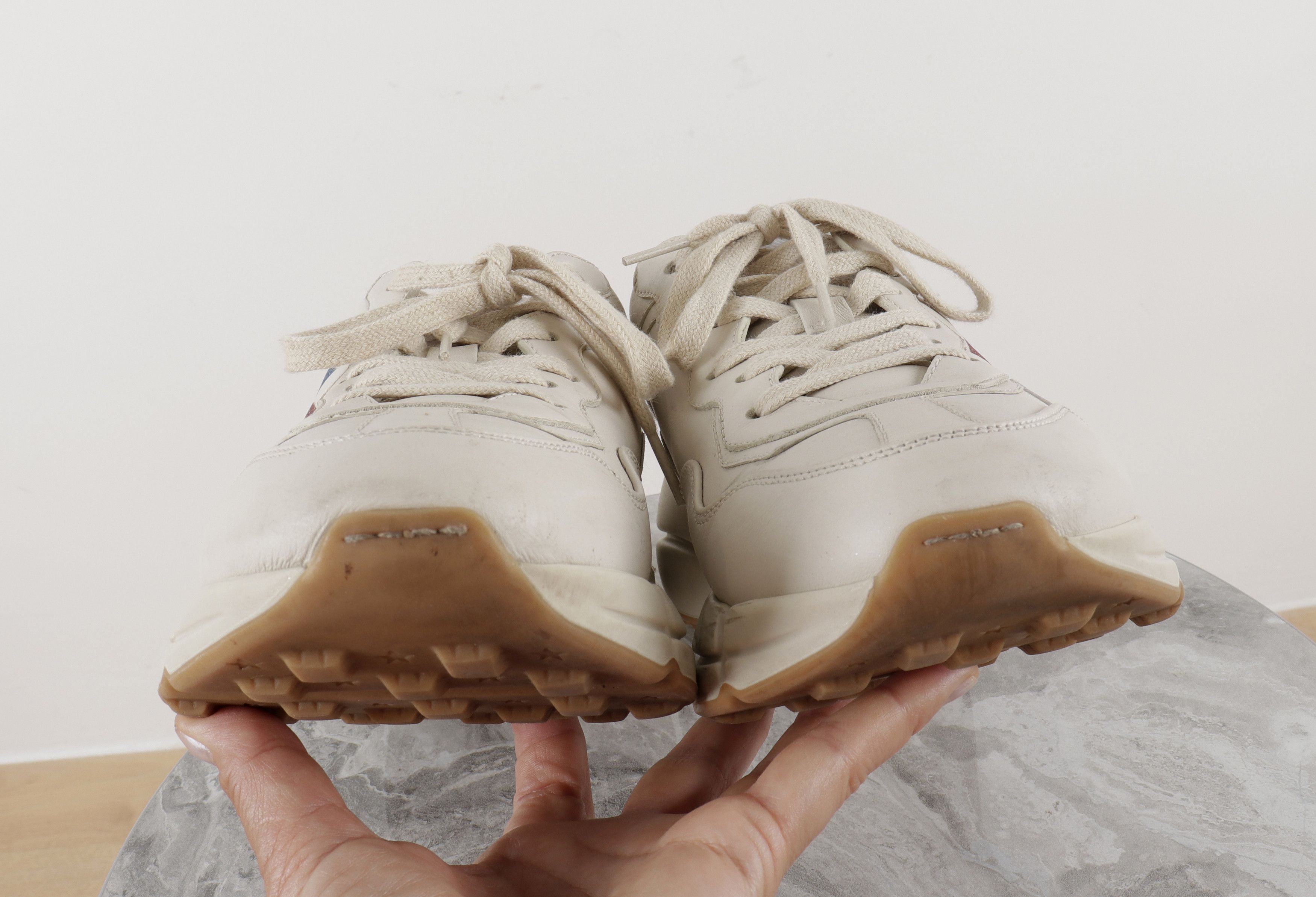 Gucci Gucci Rhyton Leather Ivory Sneakers Size US 9.5 / IT 39.5 - 7 Thumbnail