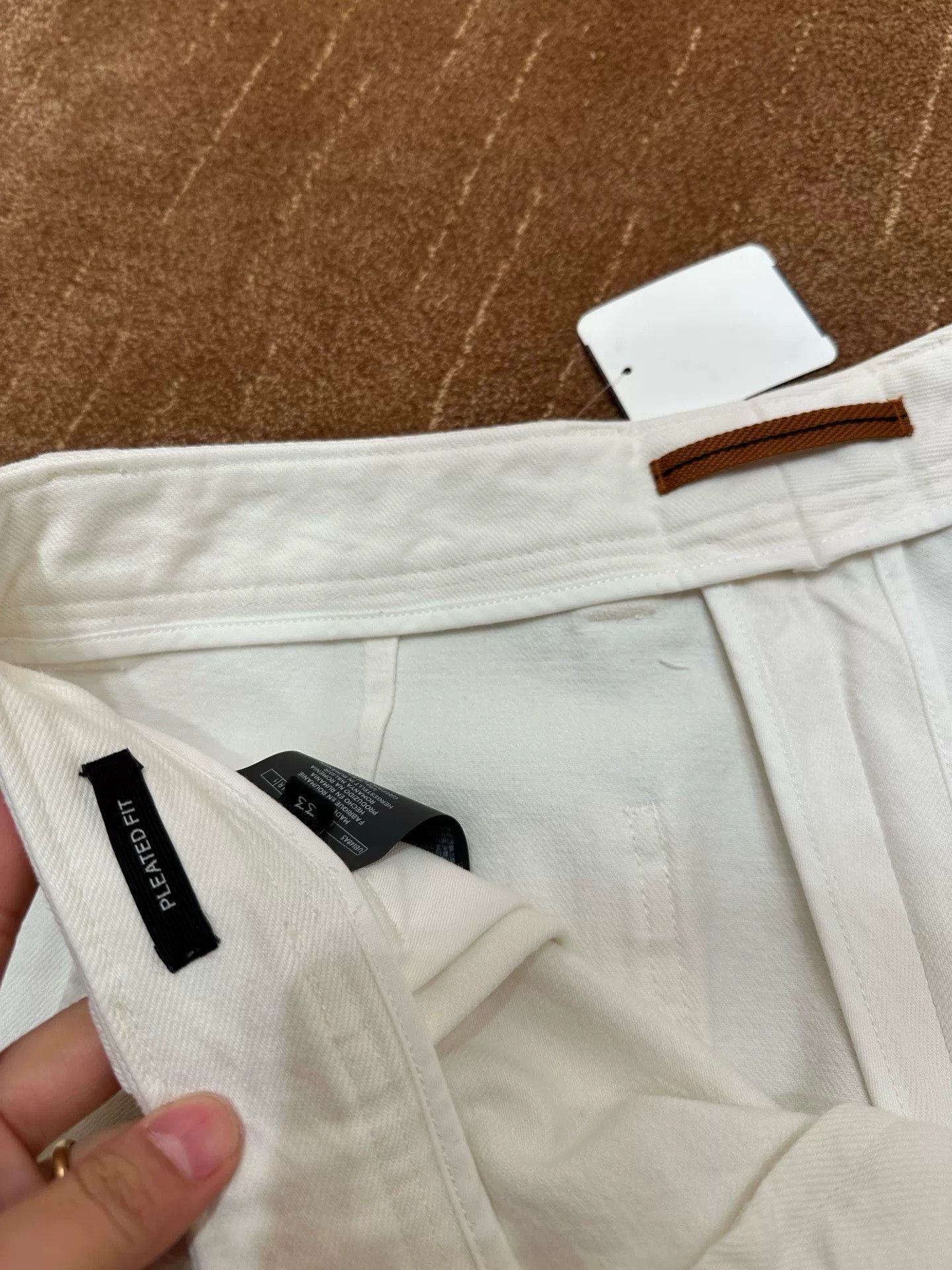 Ermenegildo Zegna Zegna Men's White Casual Pants Size US 32 / EU 48 - 6 Thumbnail
