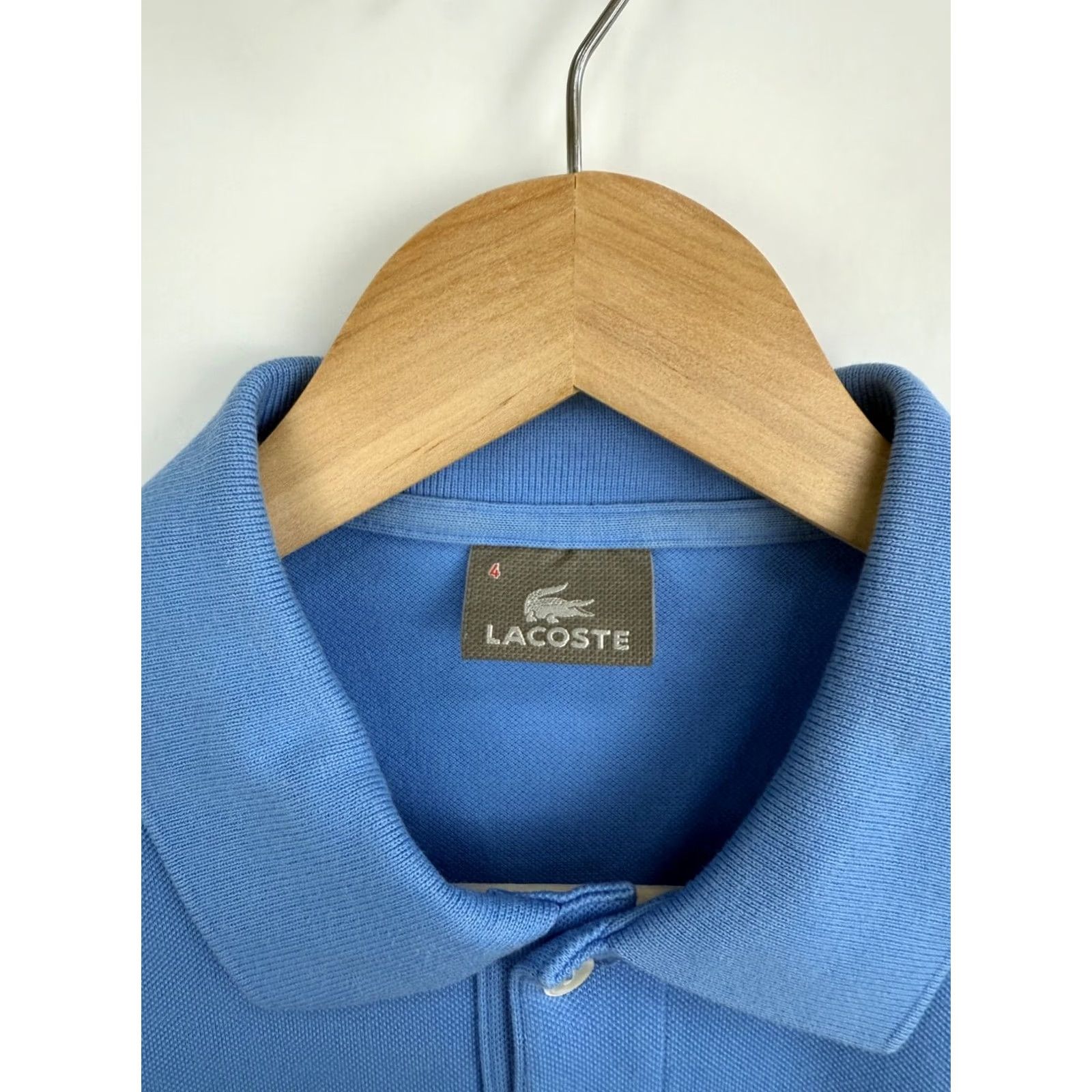 Lacoste 🇫🇷 Lacoste Limited Gray Crocodile Polo Shirt Made in France size M Blue Size US M / EU 48-50 / 2 - 5 Thumbnail