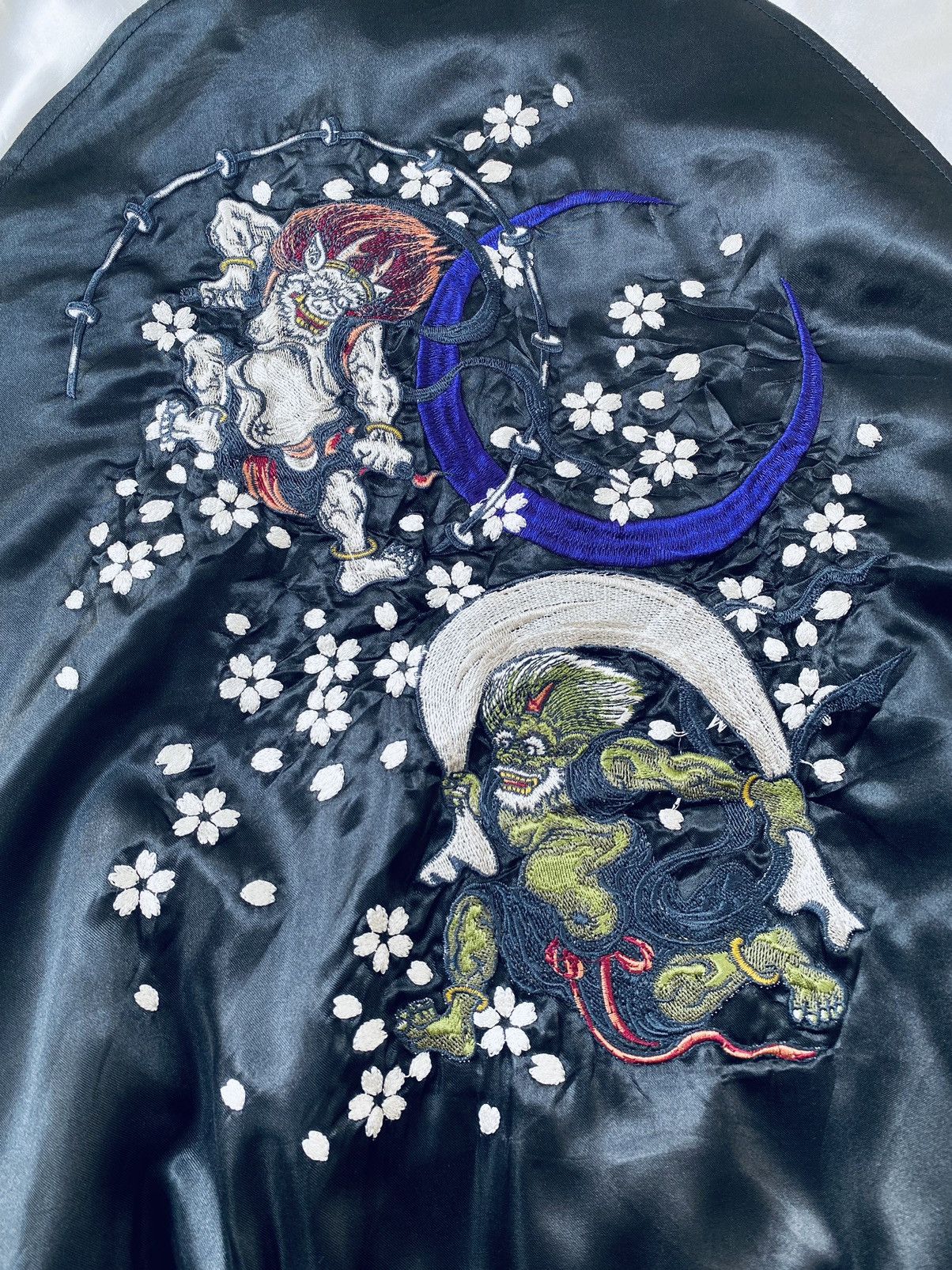 Japanese Brand Vintage Isshin Nyo Kagami sukajan souvenir jacket Size US L / EU 52-54 / 3 - 11 Thumbnail
