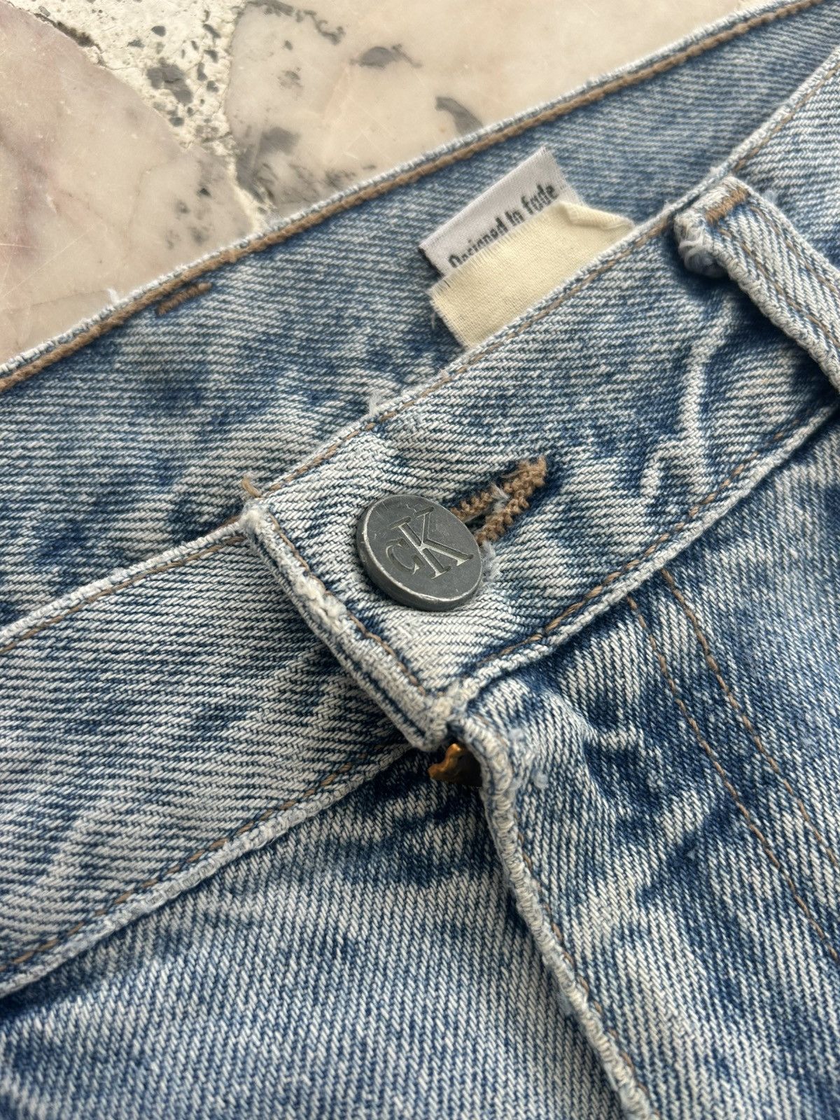 Calvin Klein CK Vintage USA Ripped Jeans W30 Size US 30 / EU 46 - 6 Thumbnail