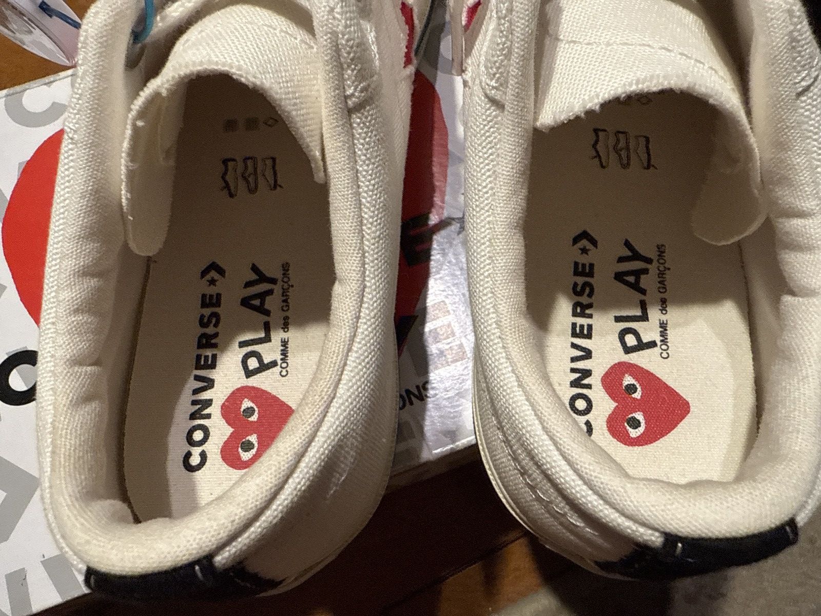 Comme des Garcons PLAY × Converse Converse x Comme des Garcons Play, one star “cloud dancer” Size US 8 / EU 41 - 11 Thumbnail
