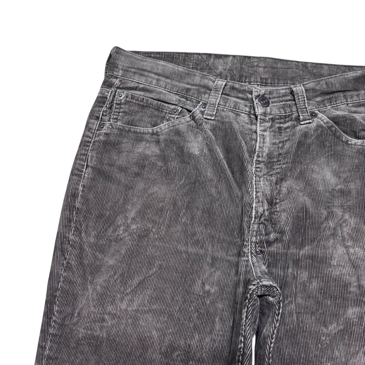 Levi's Vintage Levis 517 Brown Corduroy Flare Jeans Hedi Slimane Size US 32 / EU 48 - 4 Thumbnail