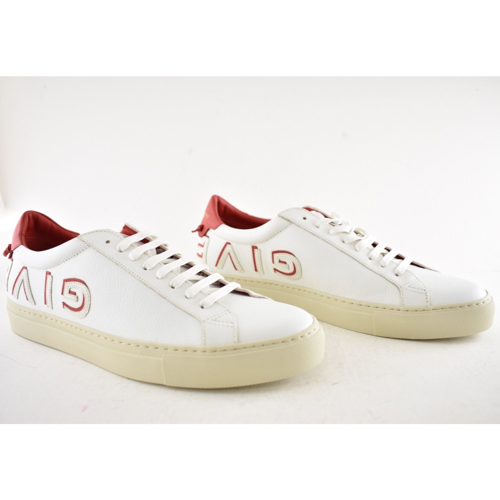 Givenchy Givenchy Urban Street White Red Knot Low Top Sneaker 43 10 Size US 10 / EU 43 - 3 Thumbnail