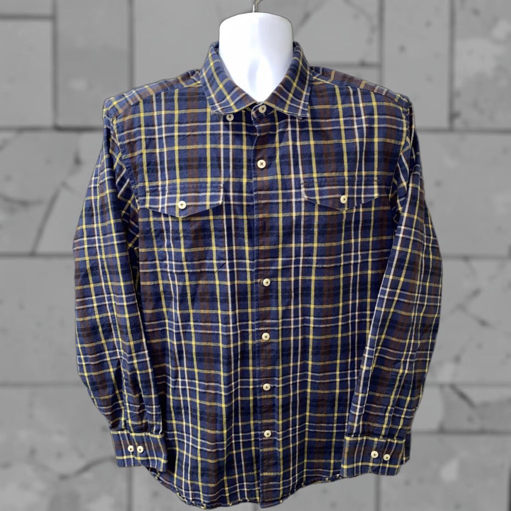 Tommy Bahama Tommy Bahama Shirt Mens XL Multicolor Plaid Long Sleeve Button-Front Button-Down Collar Shirt Fits Regular Size US XL / EU 56 / 4 - 1 Thumbnail