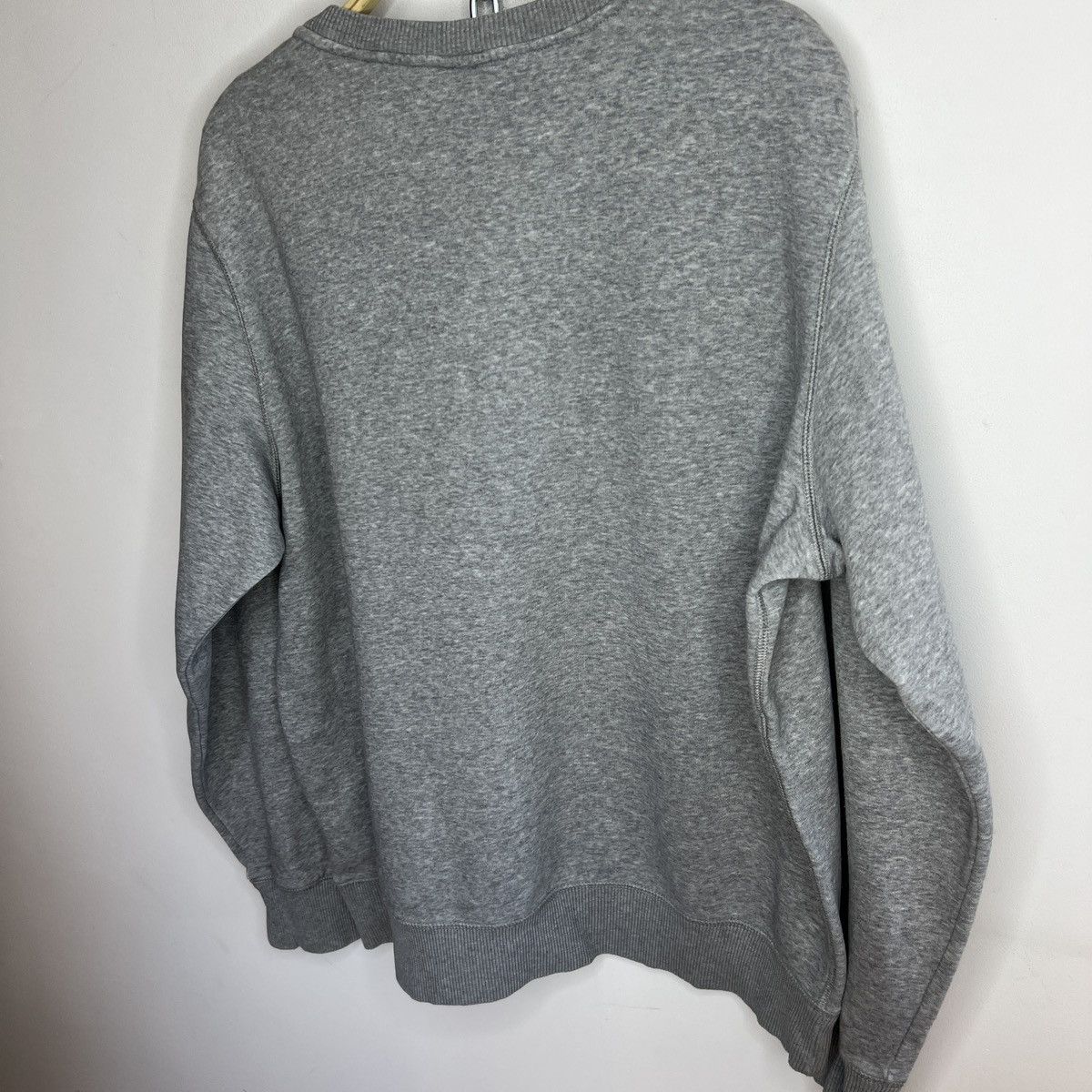 Nike Nike Vintage Spellout Swoosh Grey Crewneck Sweatshirt Size US L / EU 52-54 / 3 - 8 Thumbnail