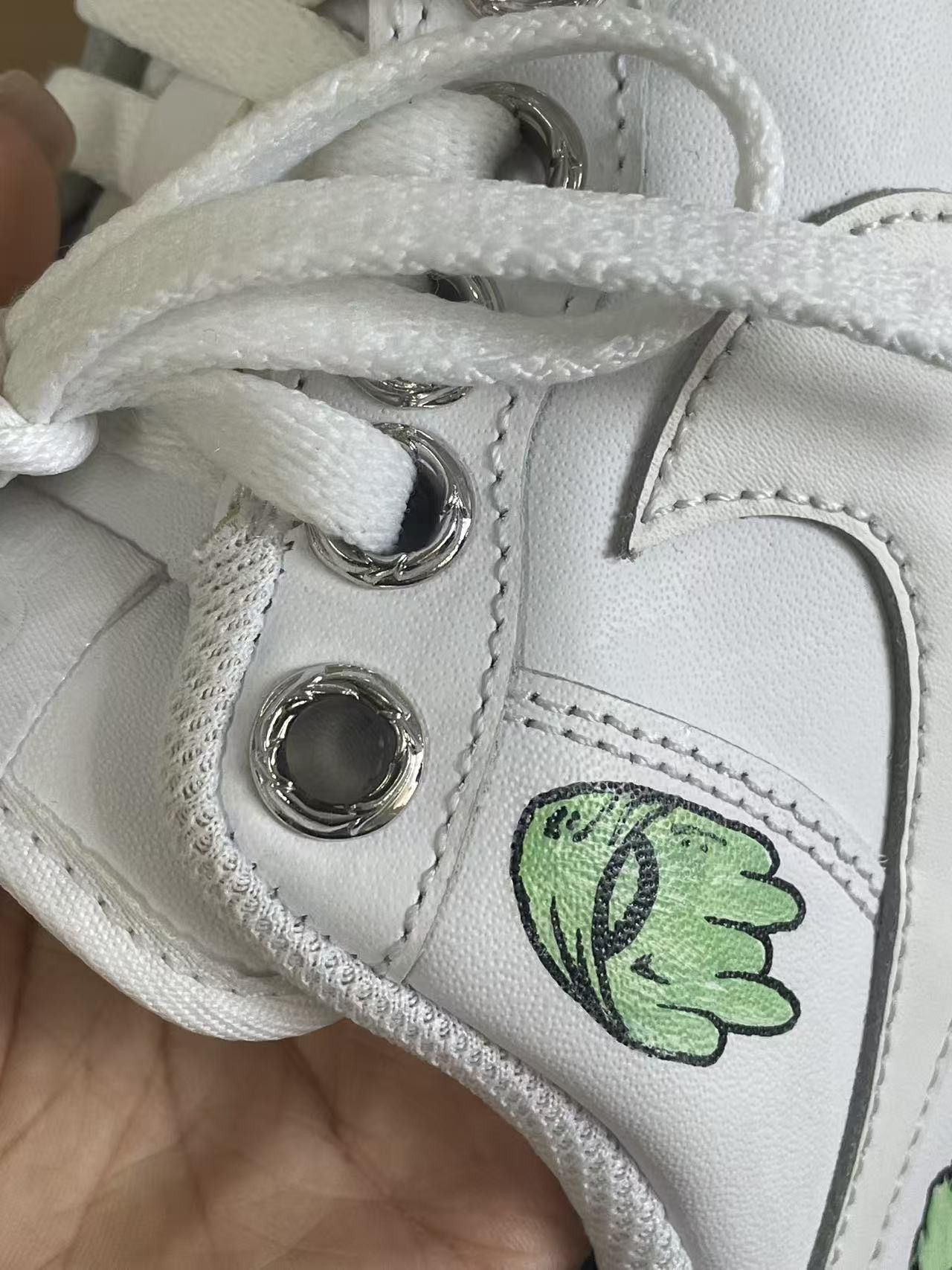 Chrome Hearts Chrome Hearts Air Force 1 Matty Boy White Sneakers Size US 12 / EU 45 - 7 Thumbnail
