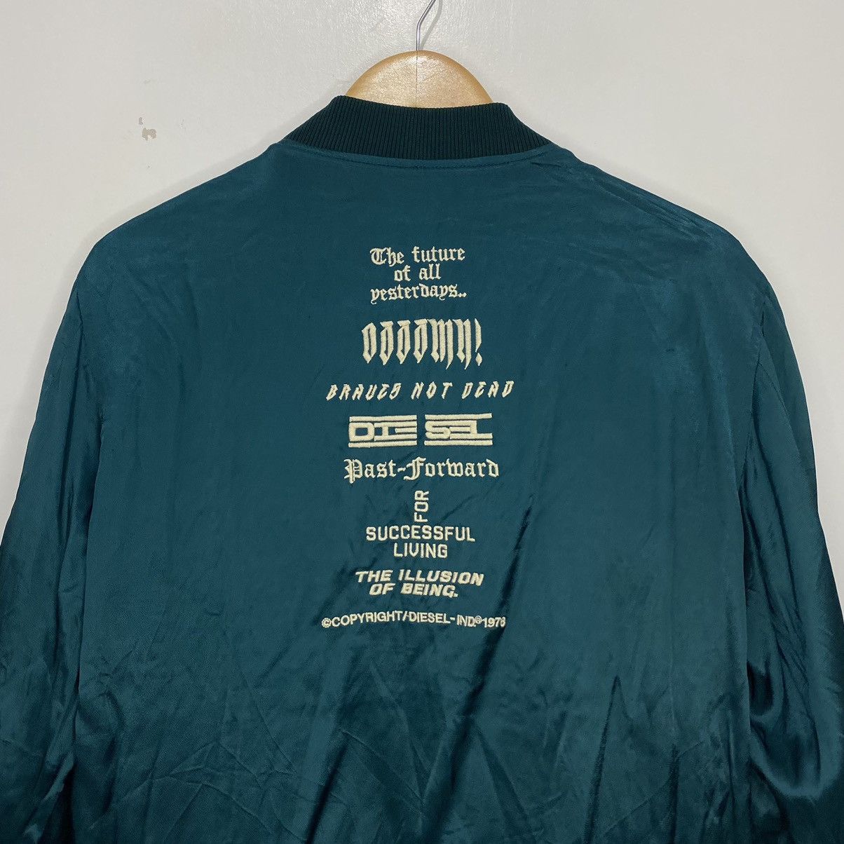 Diesel Diesel Sukajan Reversible Bomber Jacket Size US S / EU 44-46 / 1 - 9 Thumbnail