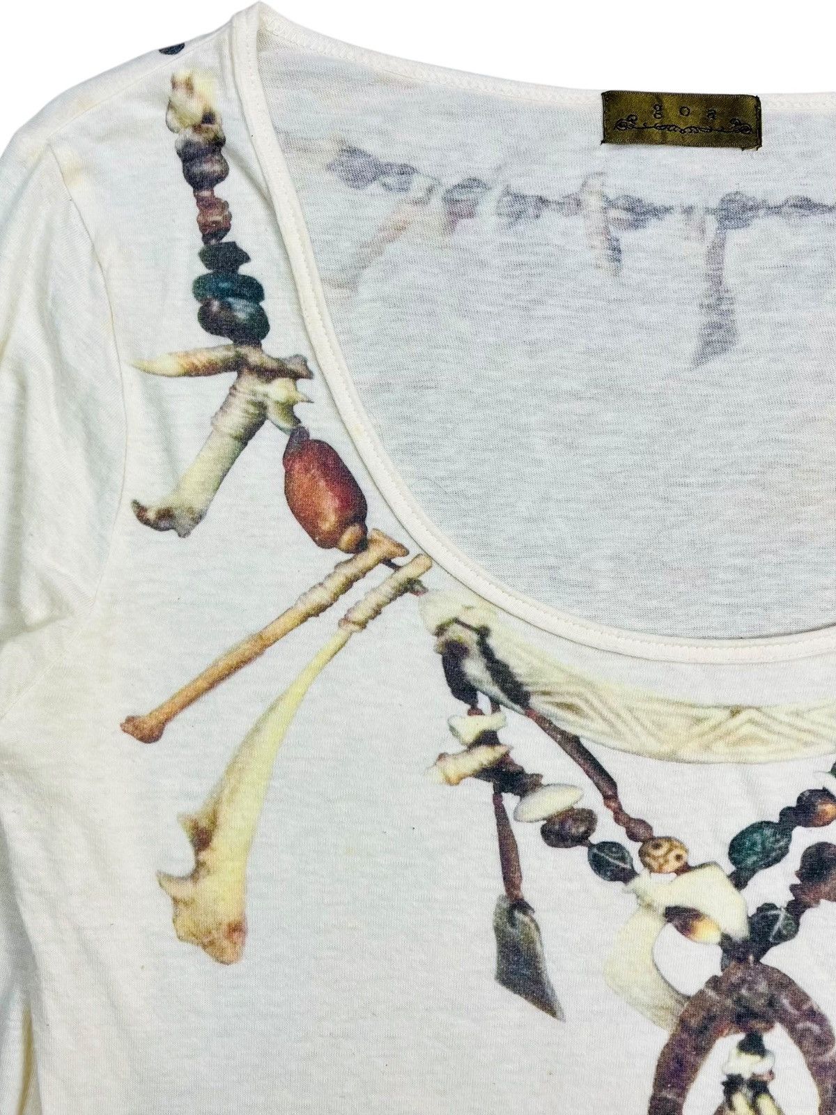 GOA 2000s GOA - Bone Graphic Flared Sleeve LS Size US M / EU 48-50 / 2 - 5 Thumbnail