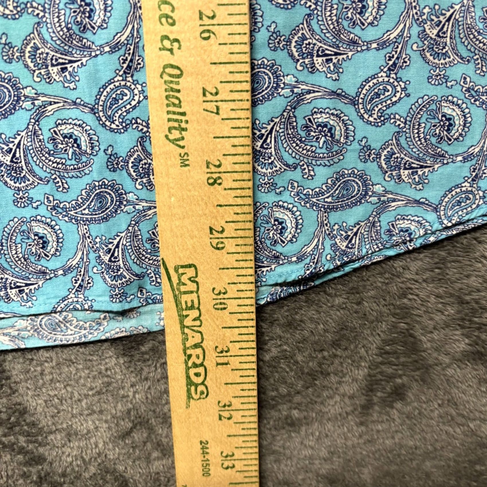 Vintage Alan Flusser Shirt Mens Large Blue Paisley Button Up Long Sleeve Preppy Classic Size US L / EU 52-54 / 3 - 6 Thumbnail