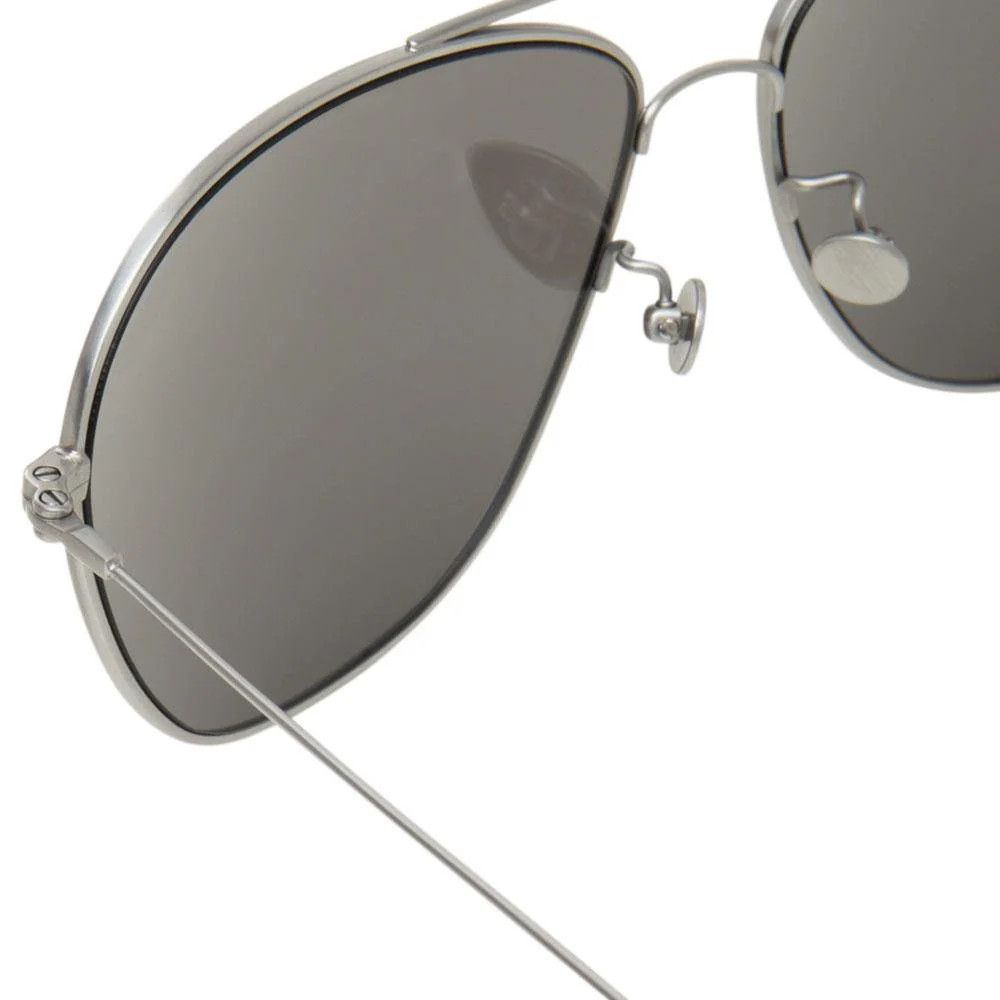 Ann Demeulemeester Ann Demeulemeester Pilot Sunglasses Silver Size ONE SIZE - 1 Thumbnail