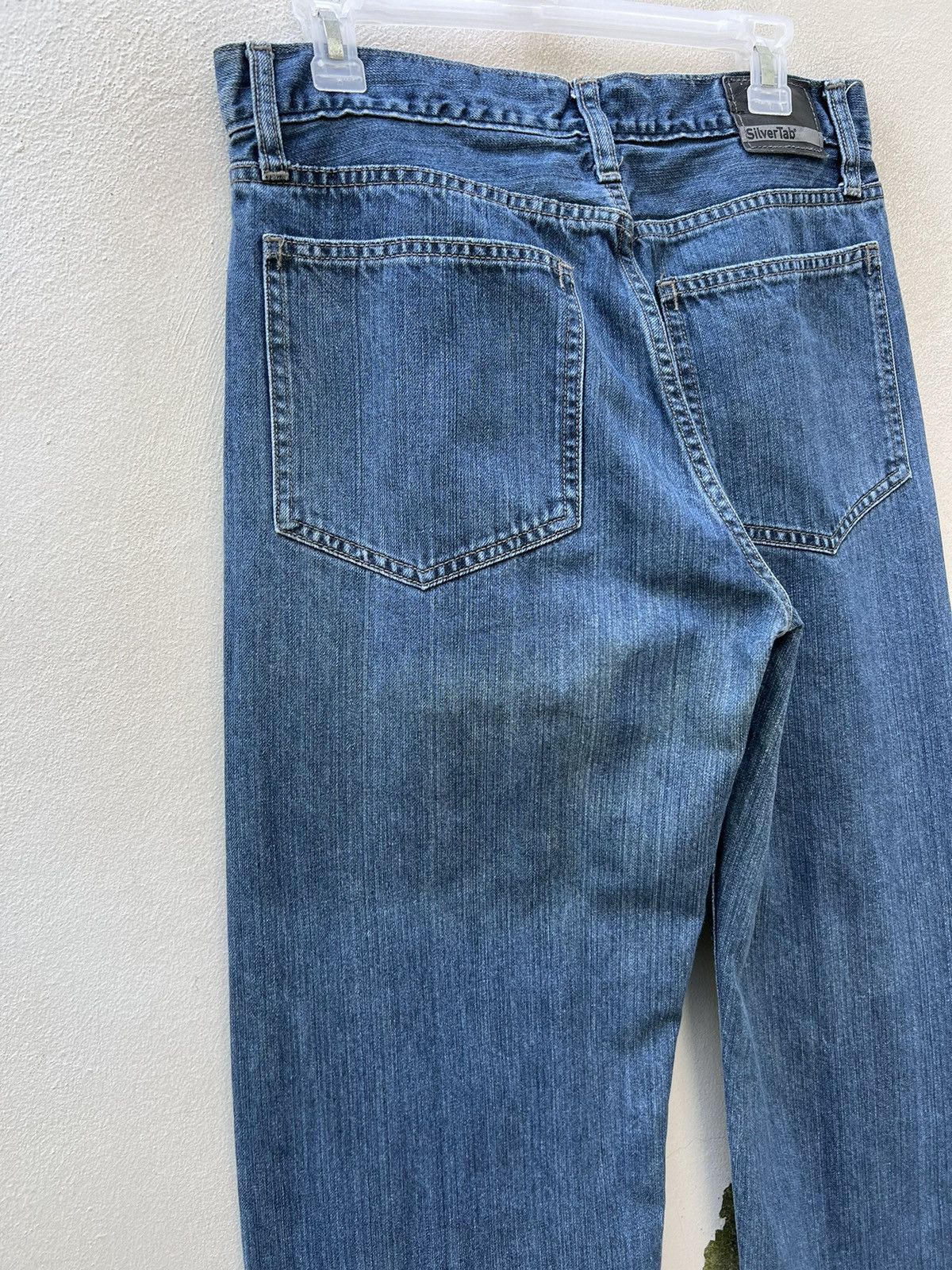 Levi's Vintage 2000s Levi’s Silvertab Denim Low + Loose Jeans Size US 30 / EU 46 - 14 Thumbnail