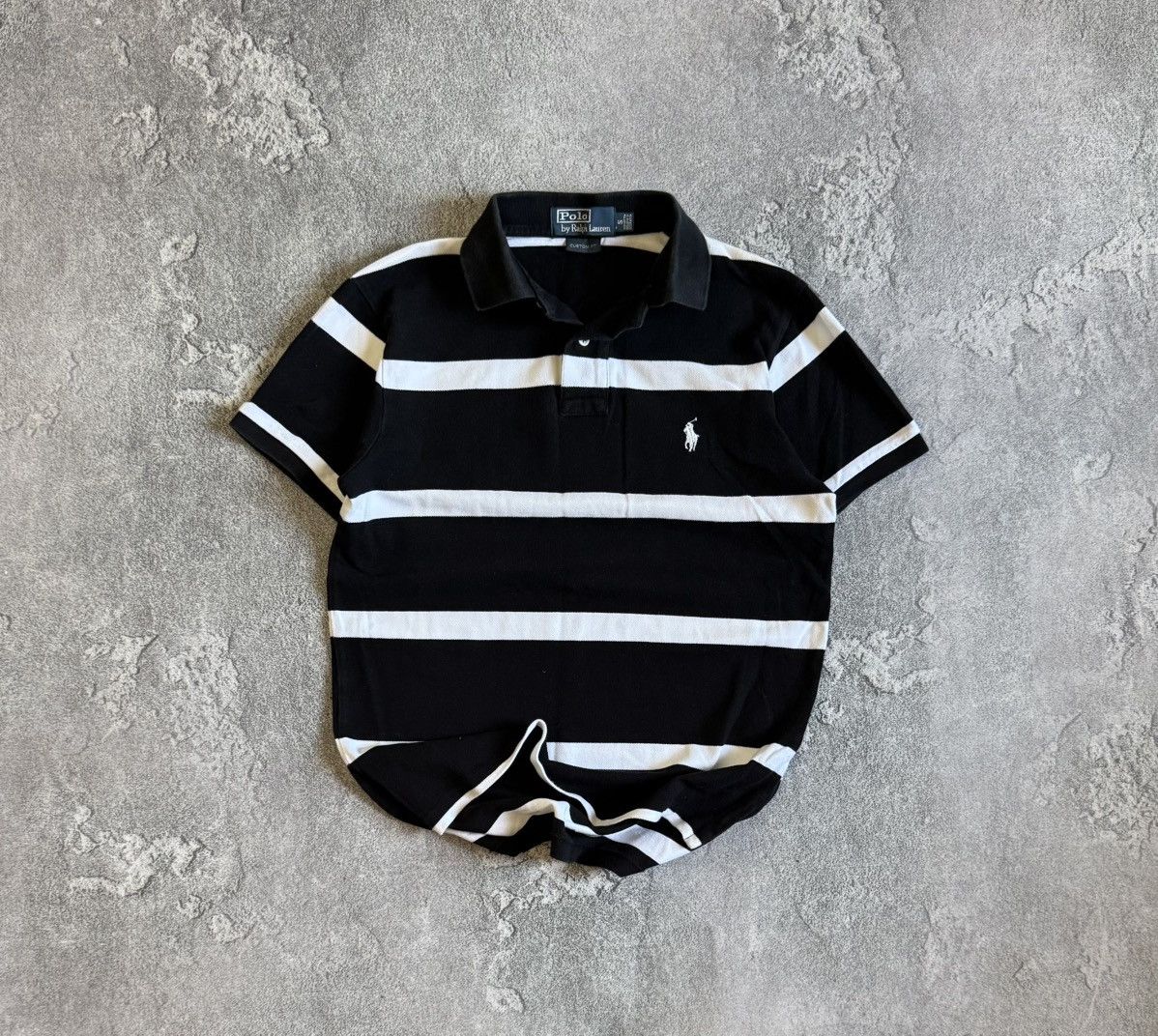 Polo Ralph Lauren S vintage striped polo tee tshirts RL