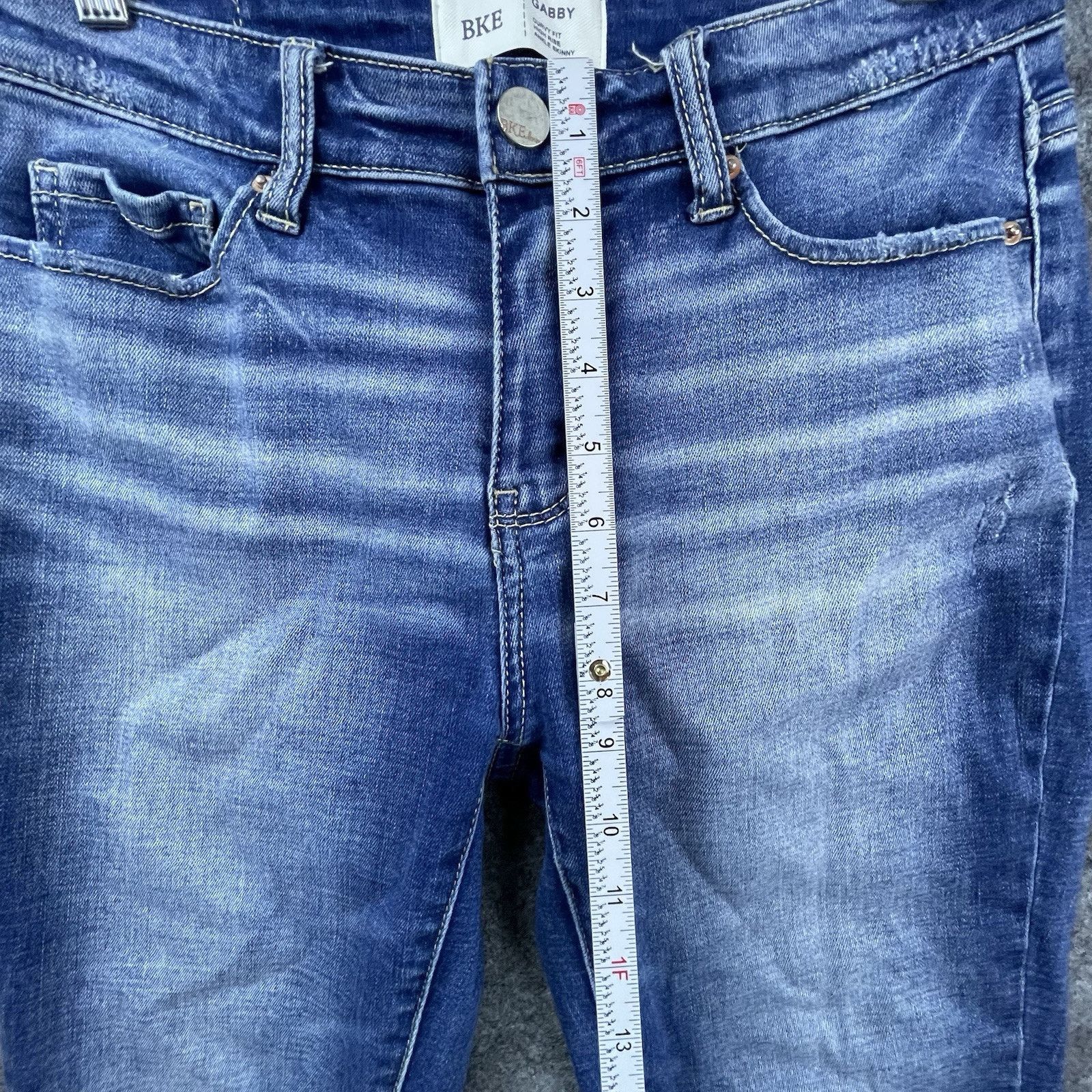 Other BKE Jeans Womens 25 Gabby Curvy Fit HighRise Ankle Skinny Size 25" / US 0 / IT 36 - 5 Thumbnail