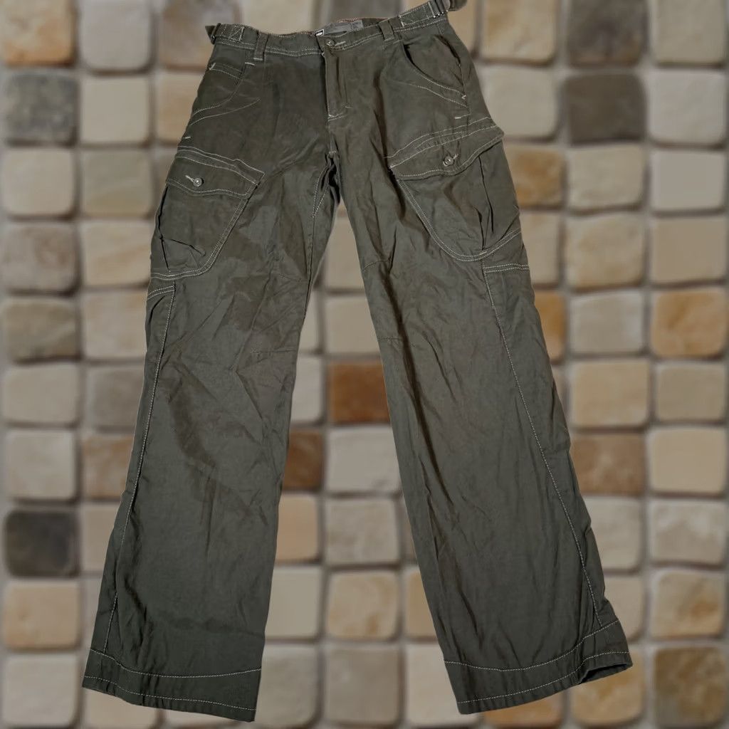 Vintage REI Pants Mens 32x32 Green Cargo Nylon Outdoors Lightweight Hiking Straight Leg Pocketed Relaxed Fit Regular Size 32 Mens Size US 32 / EU 48 - 1 Thumbnail