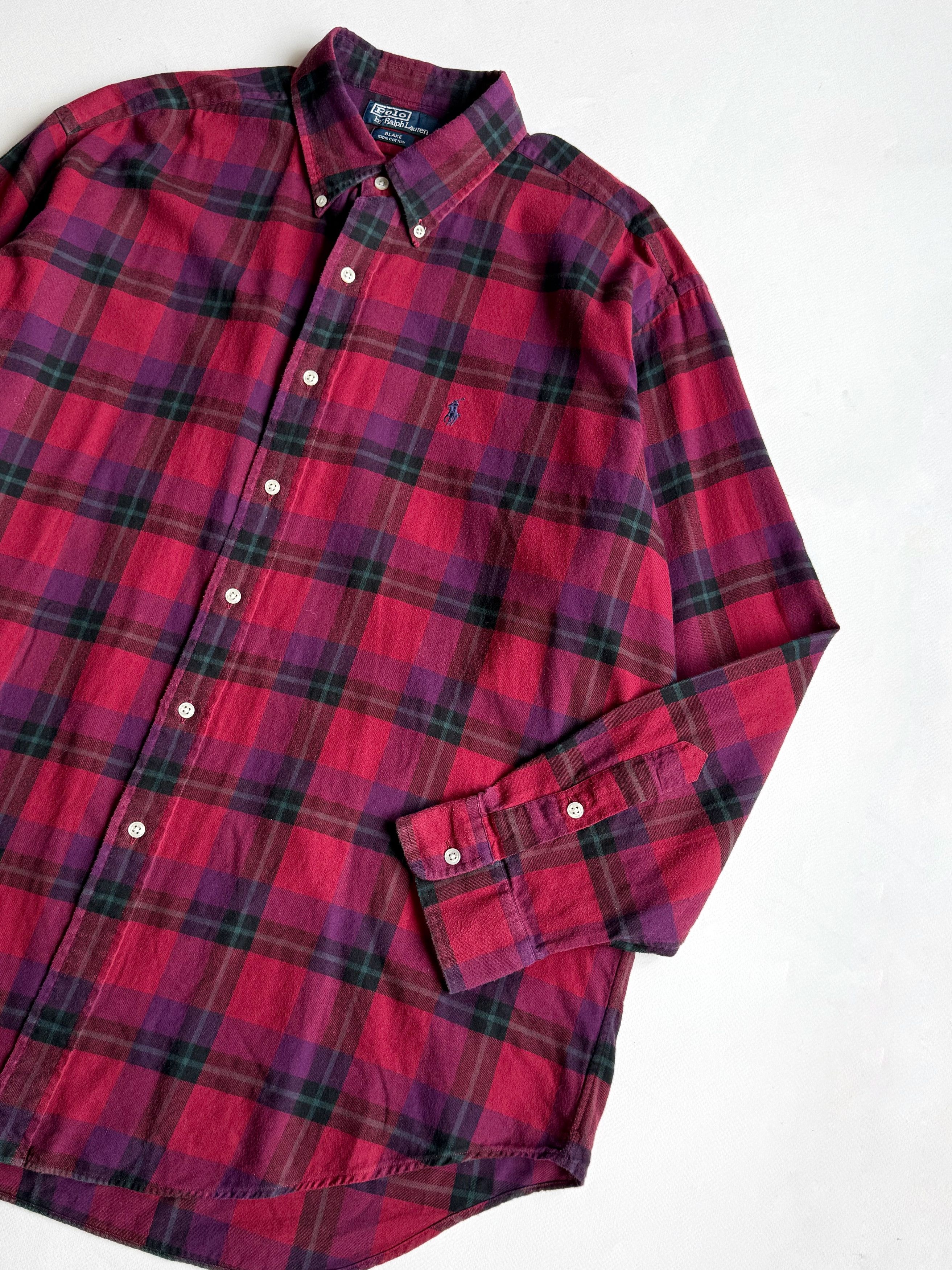 Polo Ralph Lauren Men's Vintage Polo Ralph Lauren Check Shirt (XL) Size US XL / EU 56 / 4 - 2 Thumbnail