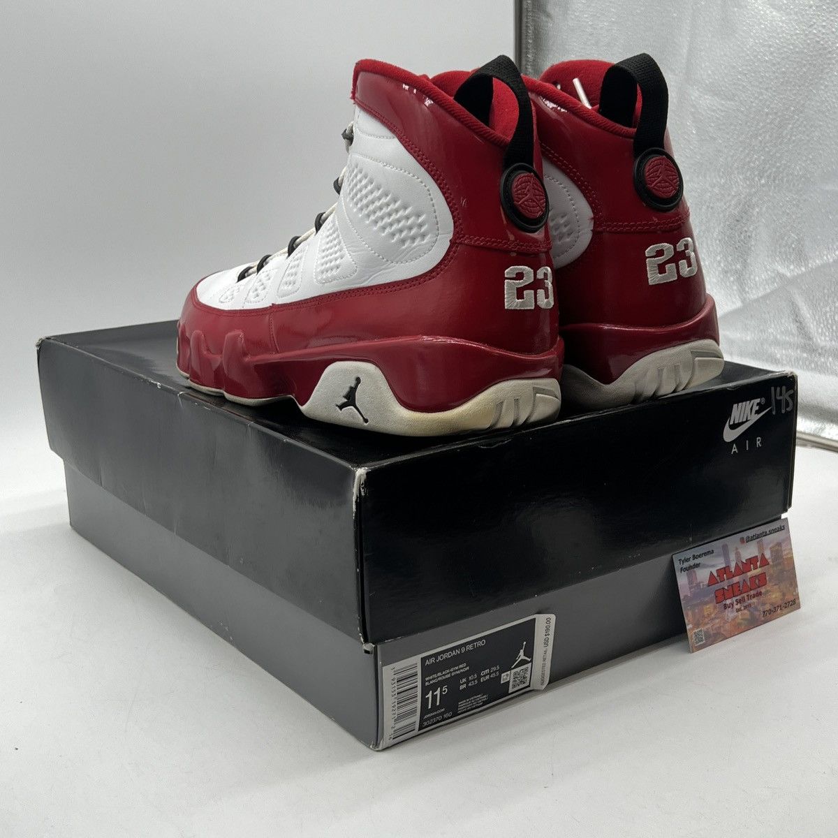 Jordan Brand Air Jordan 9 gym red Size US 11.5 / EU 44-45 - 4 Thumbnail