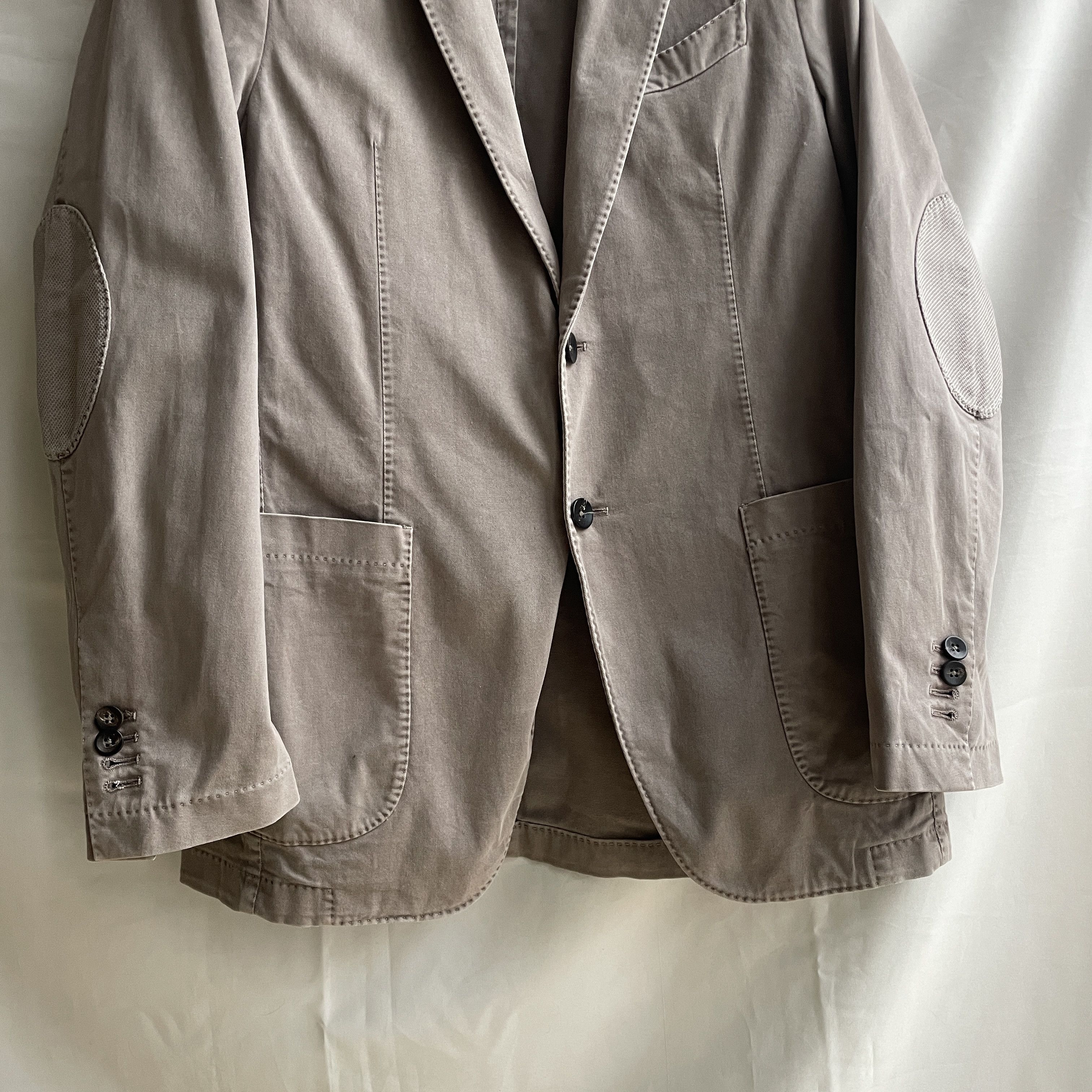 Boggi Boggi MIlano B-Elton Unlined Garment Dyed Cotton Blazer Size 40R - 7 Thumbnail