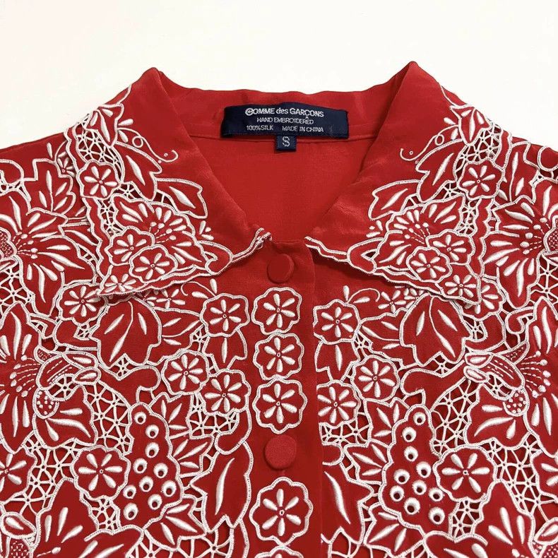 Comme des Garcons Comme Des Garcons Embroidered shirt Size M / US 6-8 / IT 42-44 - 7 Thumbnail